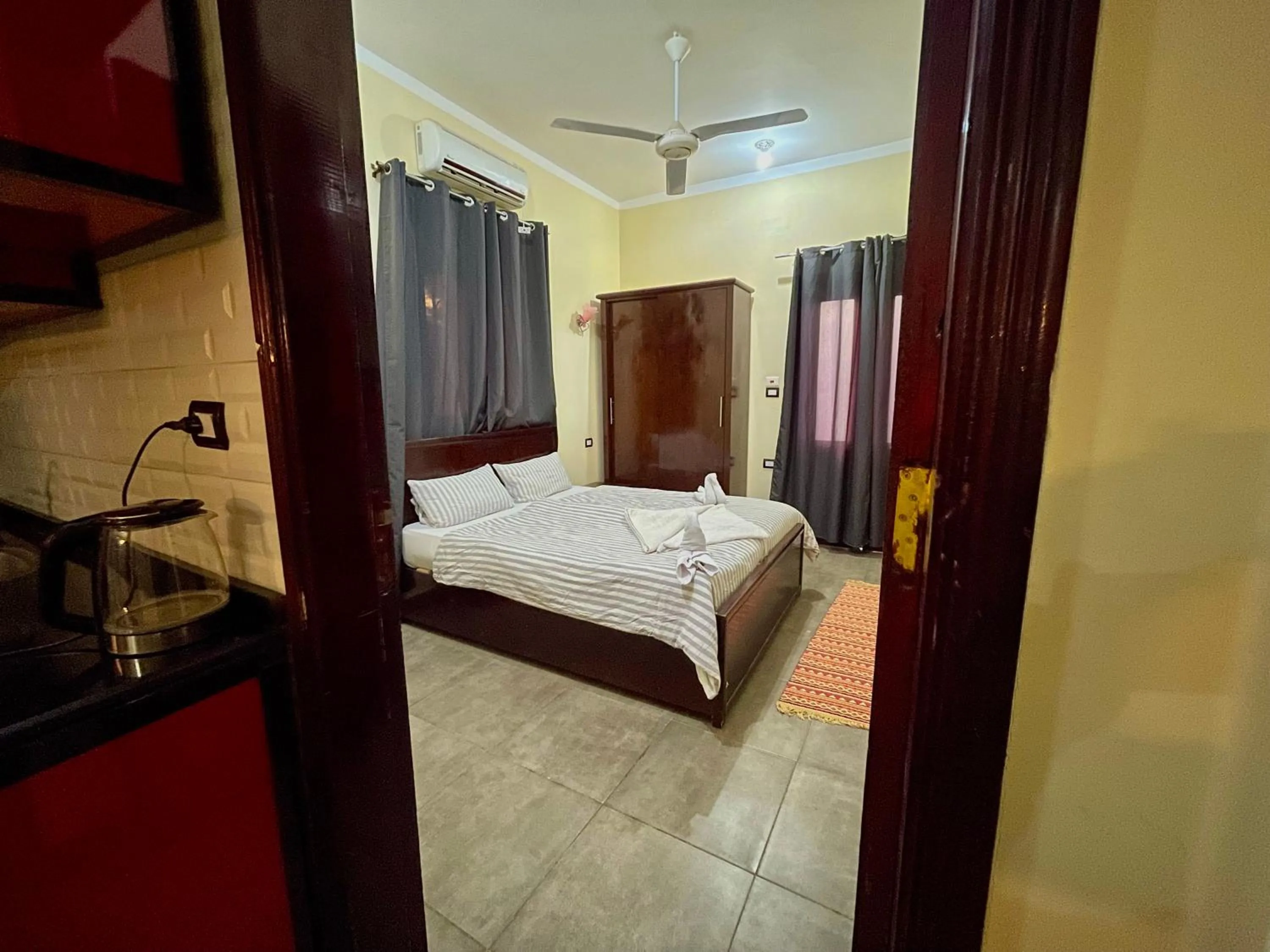 Bed in Nile Panorama Hotel & Restaurant