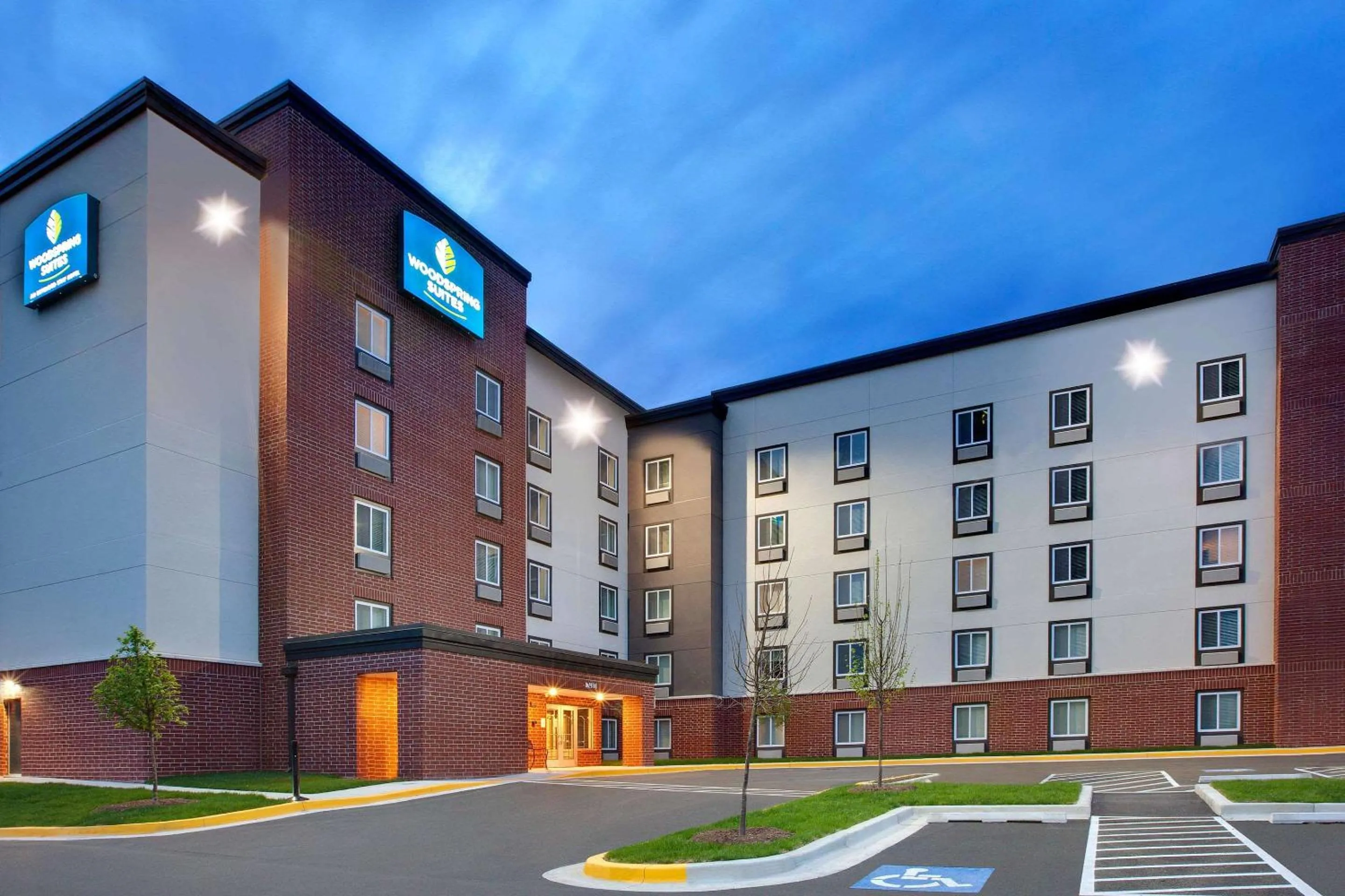 Property building in WoodSpring Suites Washington DC Northeast Greenbelt