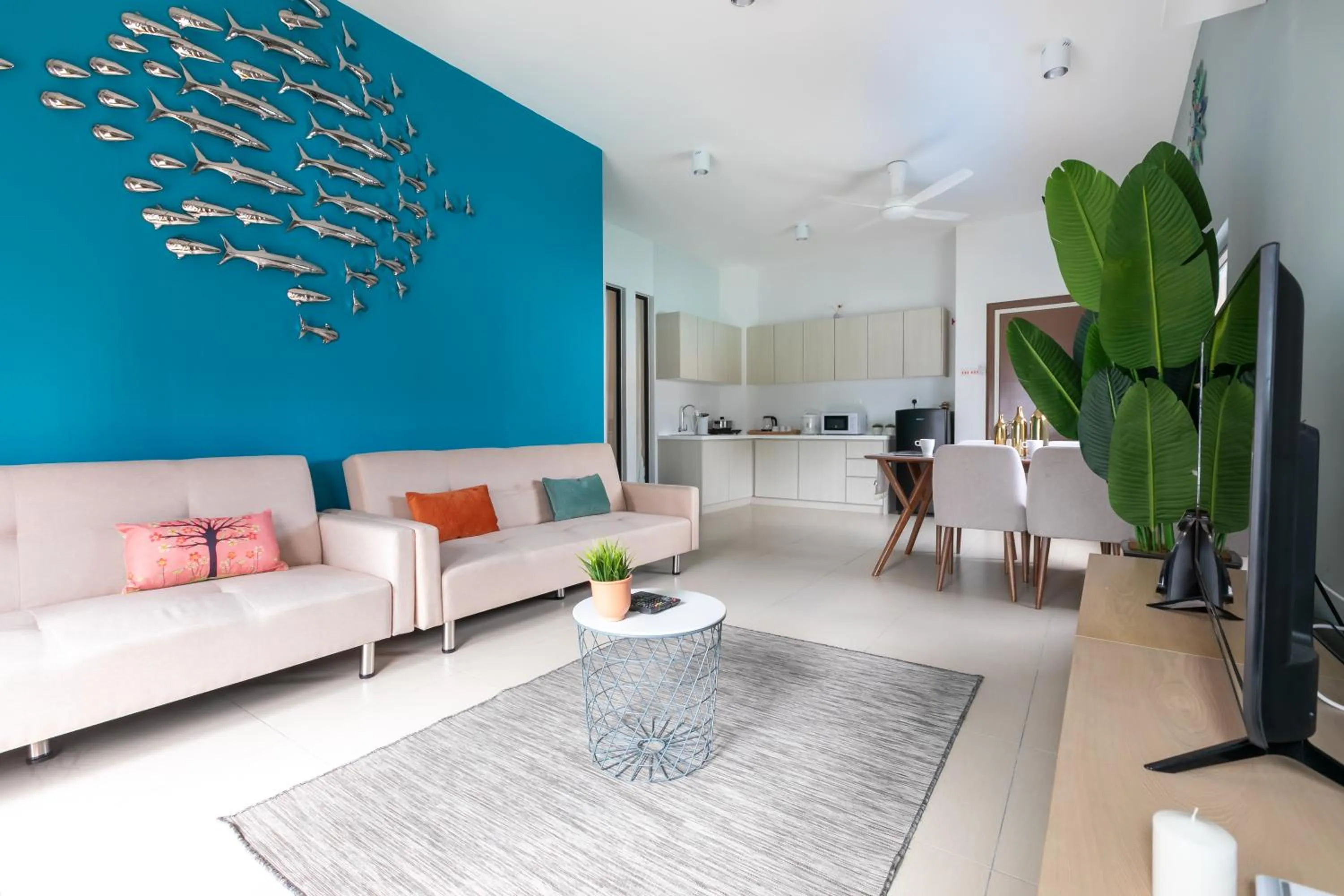 Living room in Urban Tropic@Midhill Genting Highland (Free Wi-Fi)