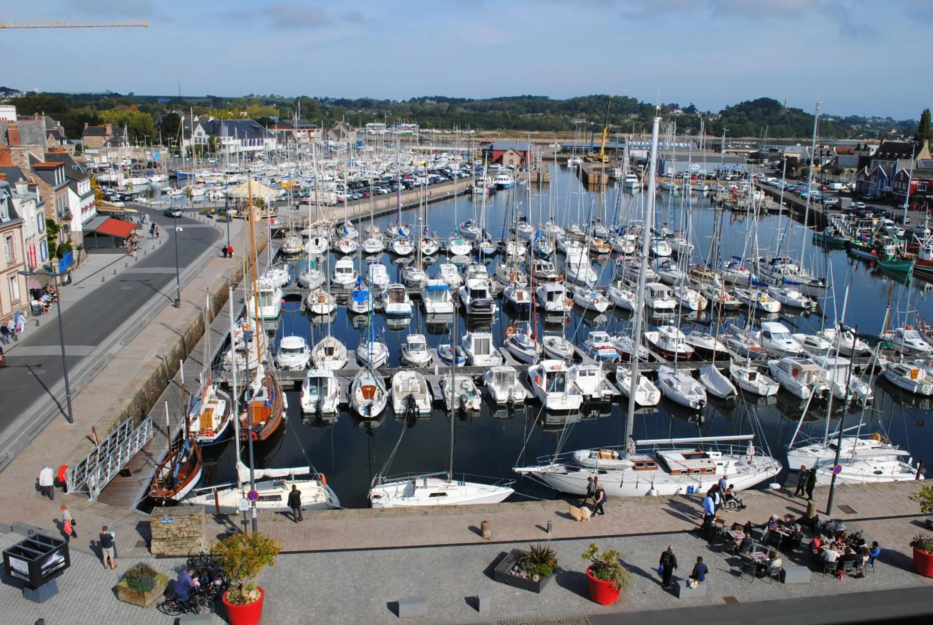 View (from property/room) in Hôtel Le Goëlo - Port de Paimpol