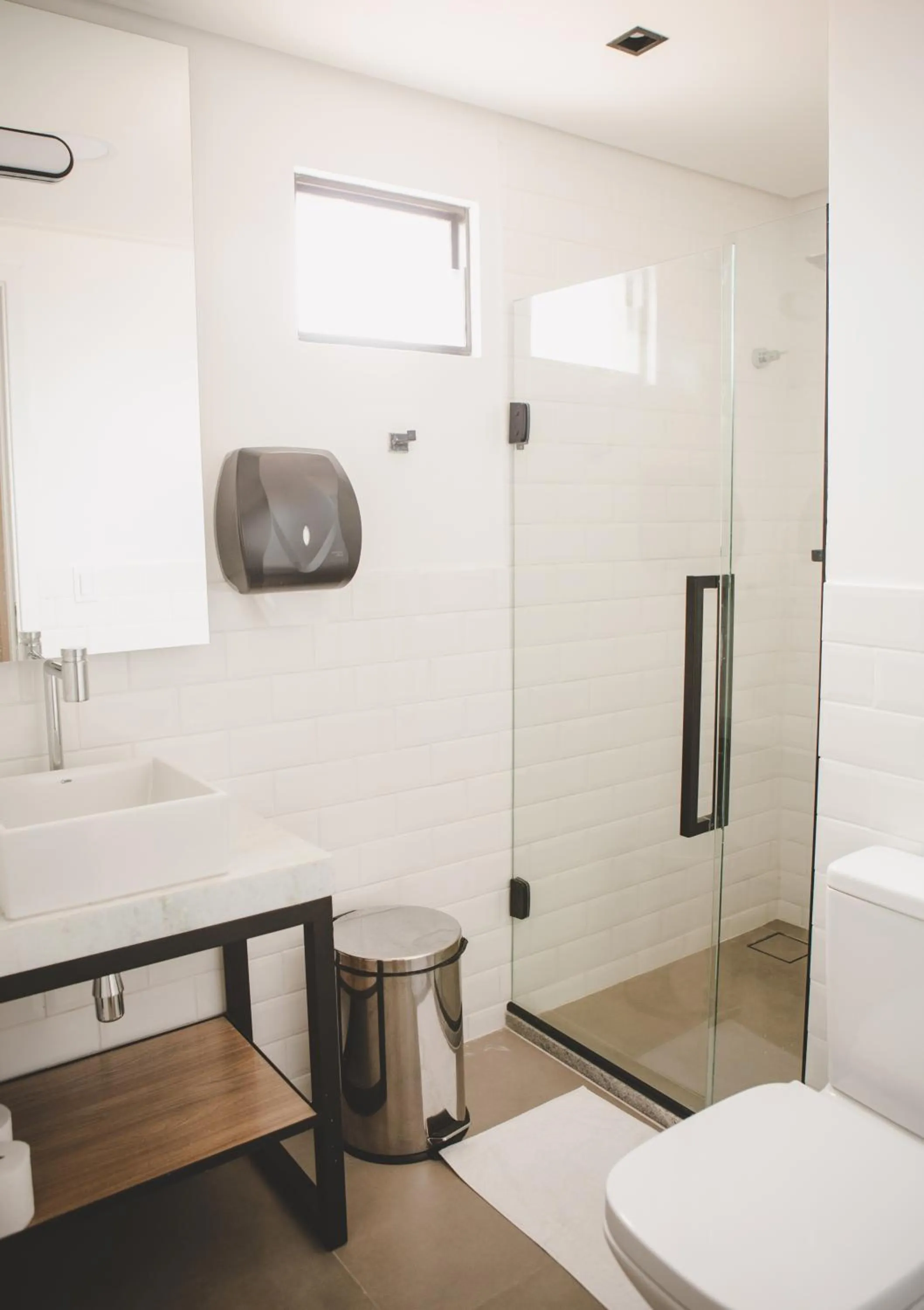 Shower in Wanderlust Hostel