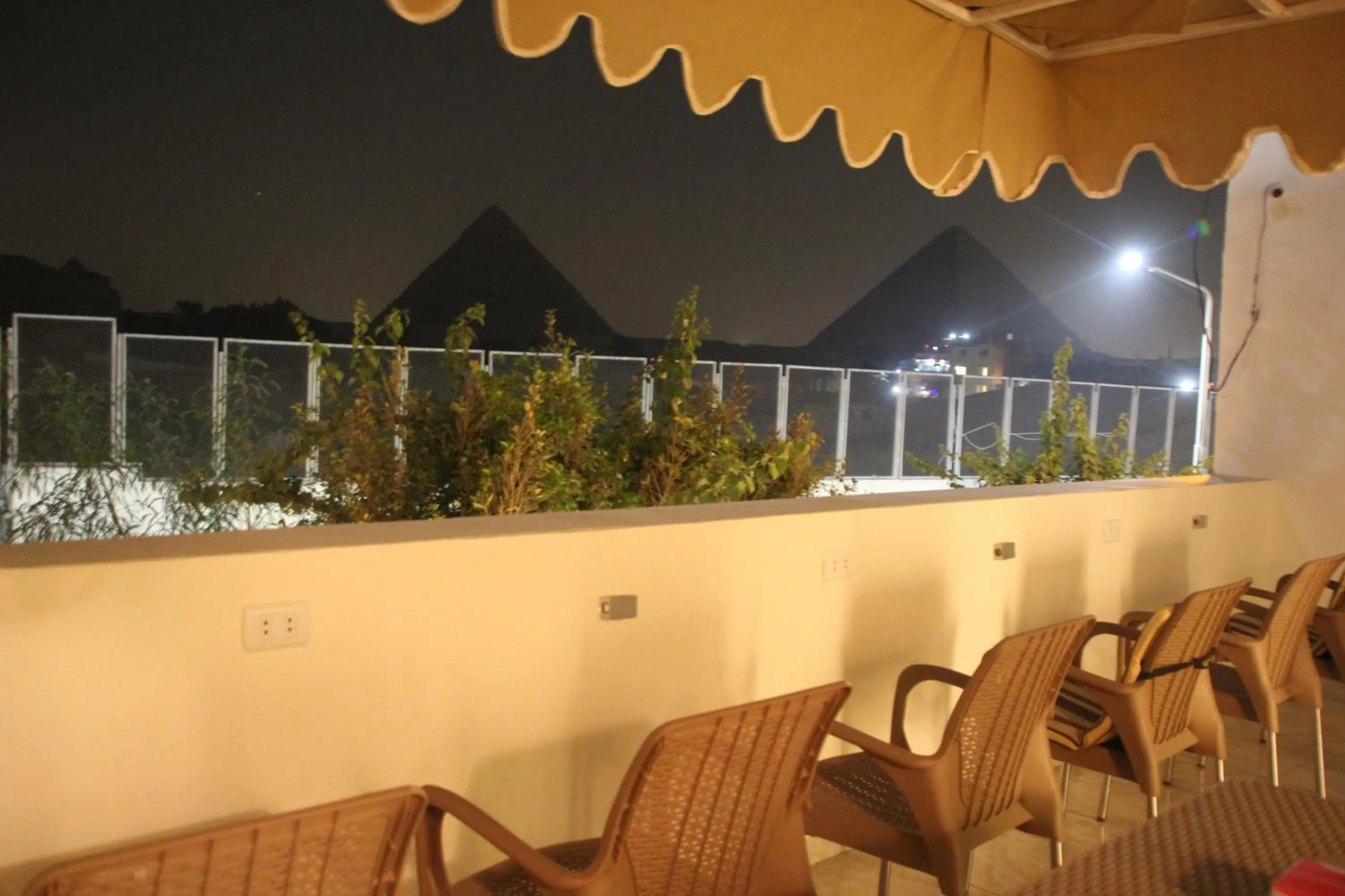 Balcony/Terrace in Farida Pyramids Boutique Hotel