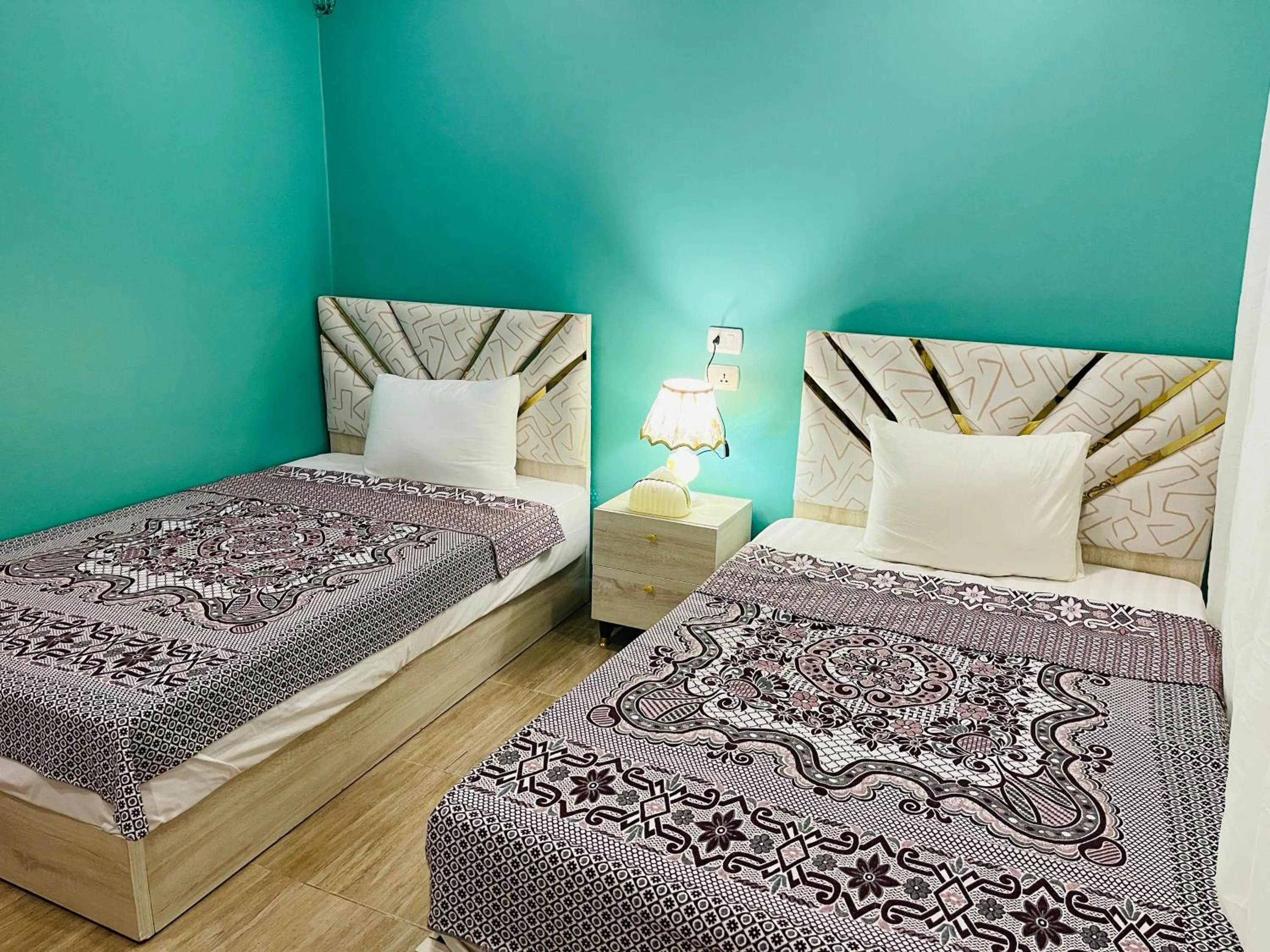 Bed in Farida Pyramids Boutique Hotel