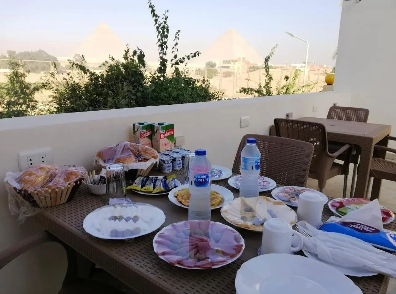 Restaurant/places to eat in Farida Pyramids Boutique Hotel