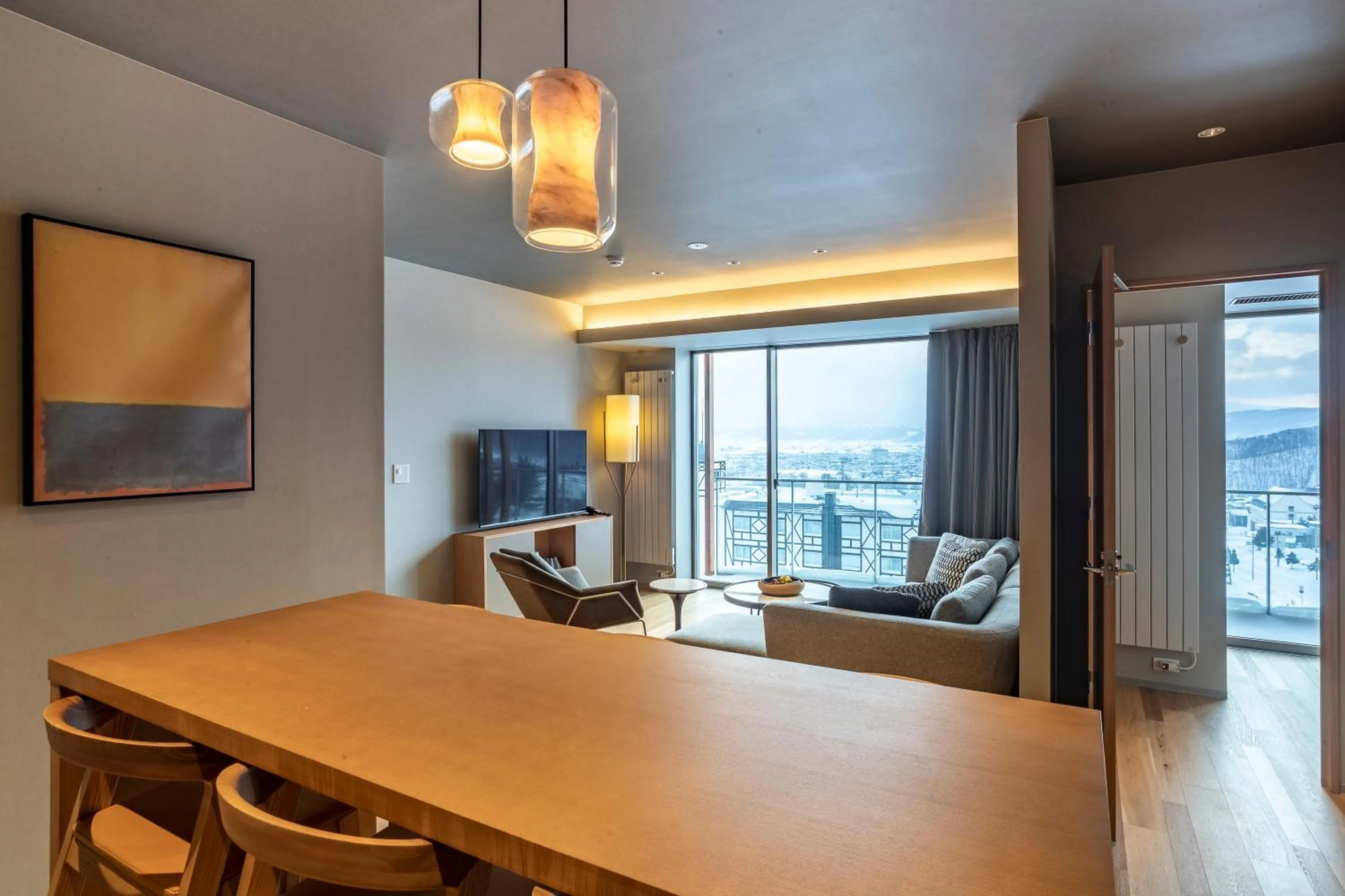 Living room in Fenix Furano