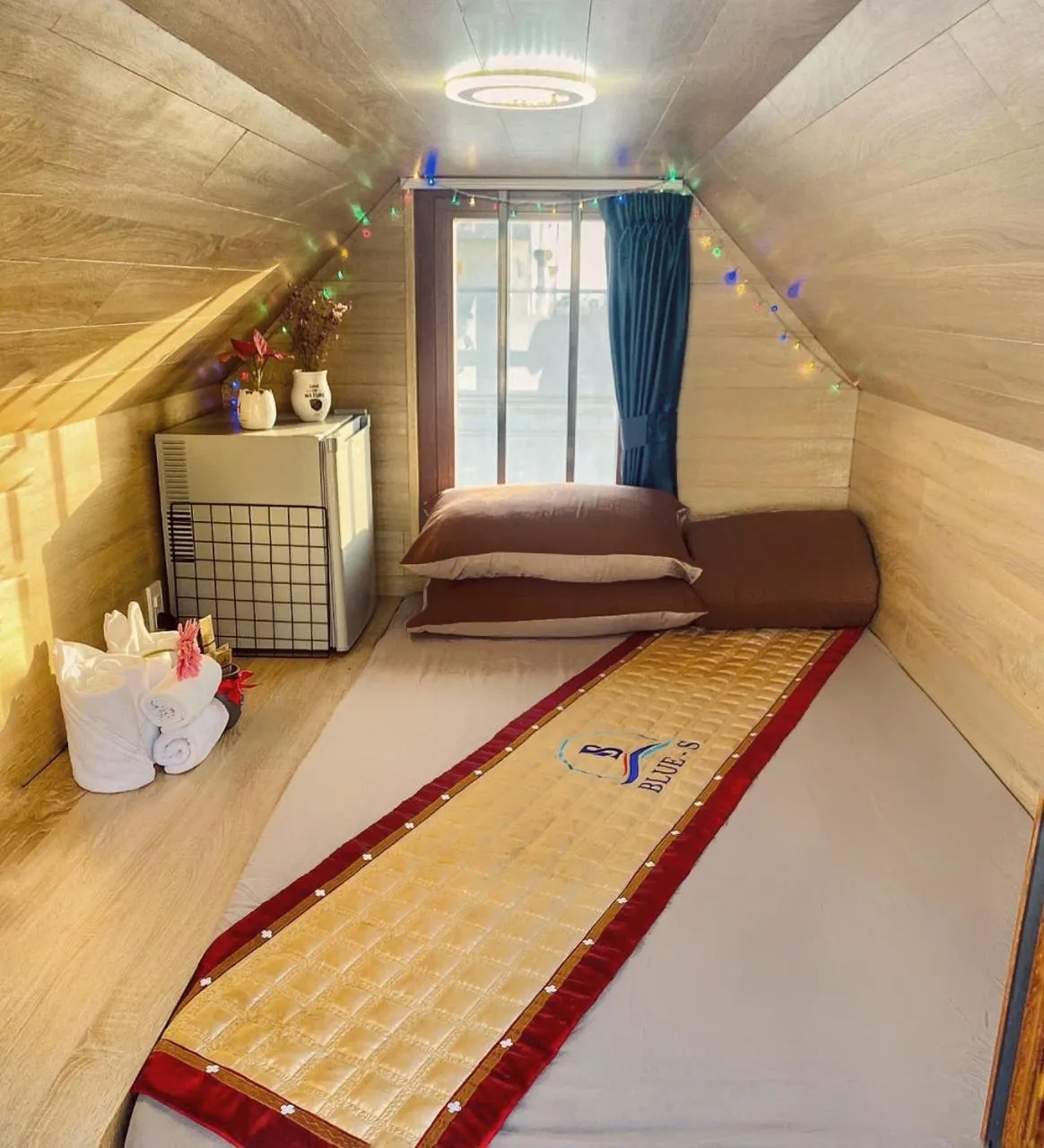 Bedroom in Blue-S Hotel & Apartment