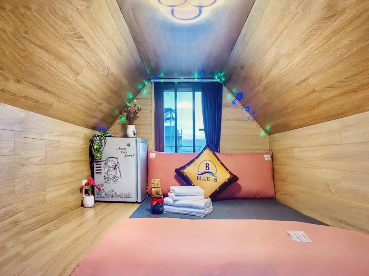 Bedroom in Blue-S Hotel & Apartment