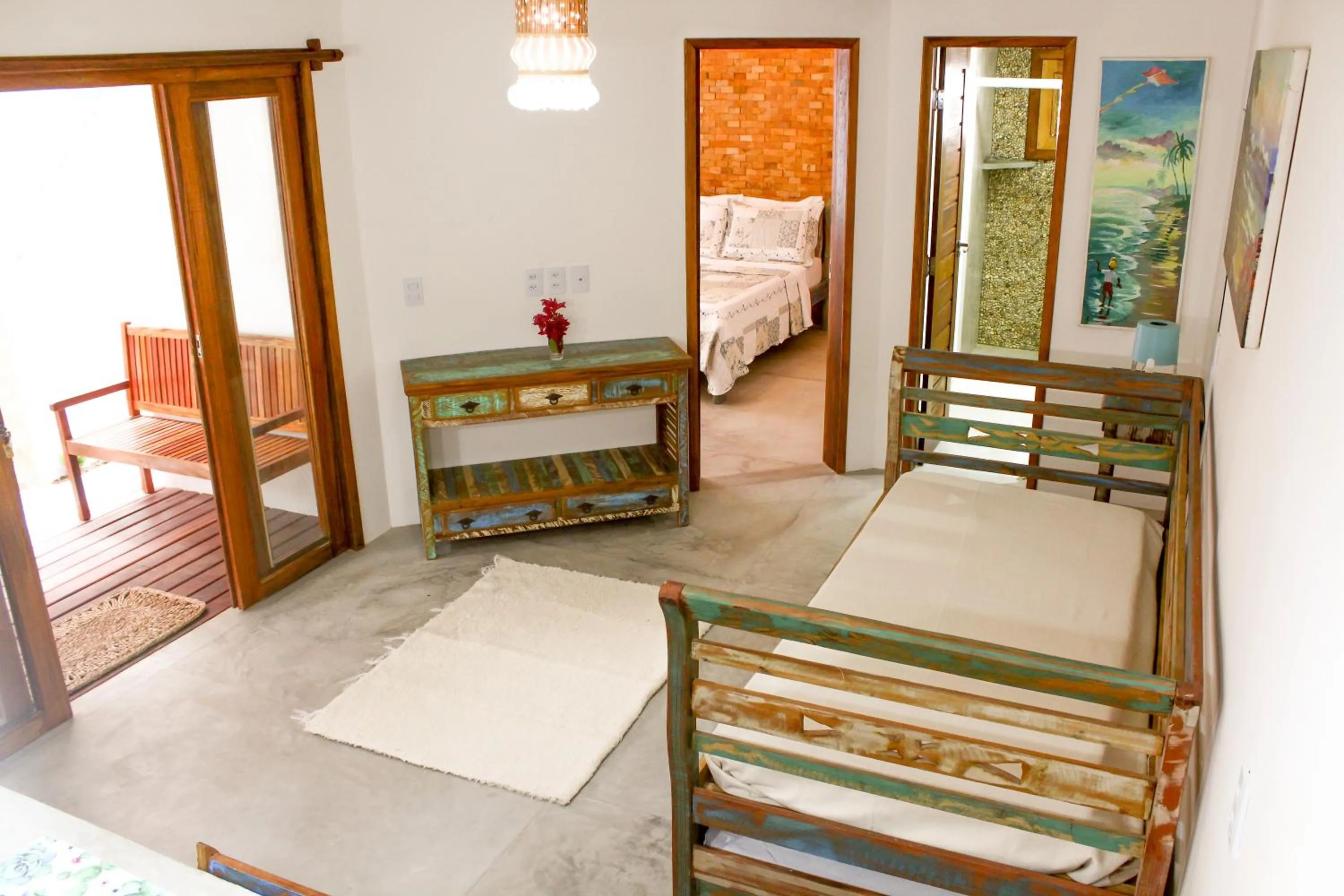 Bed in Casa Mirella Jeri