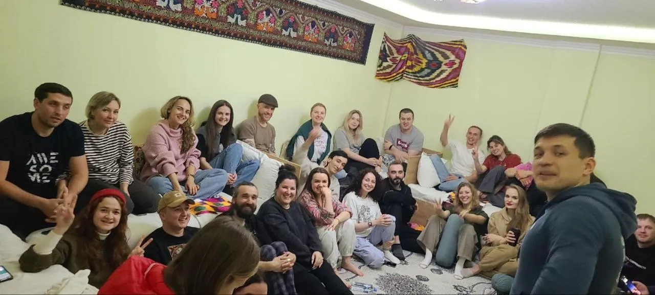 People in Samarkand City Center Hotel