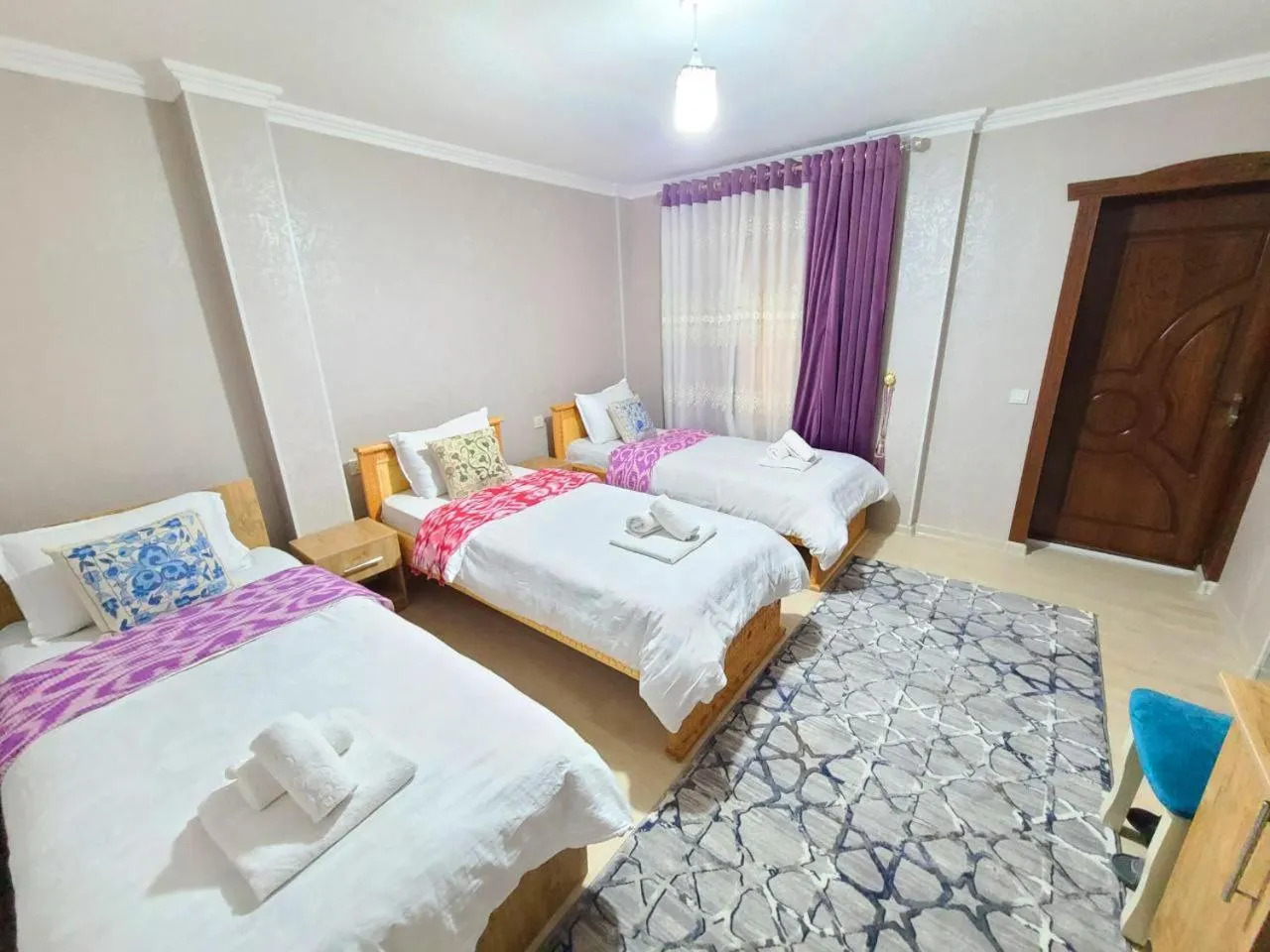 Bedroom, Bed in Samarkand City Center Hotel