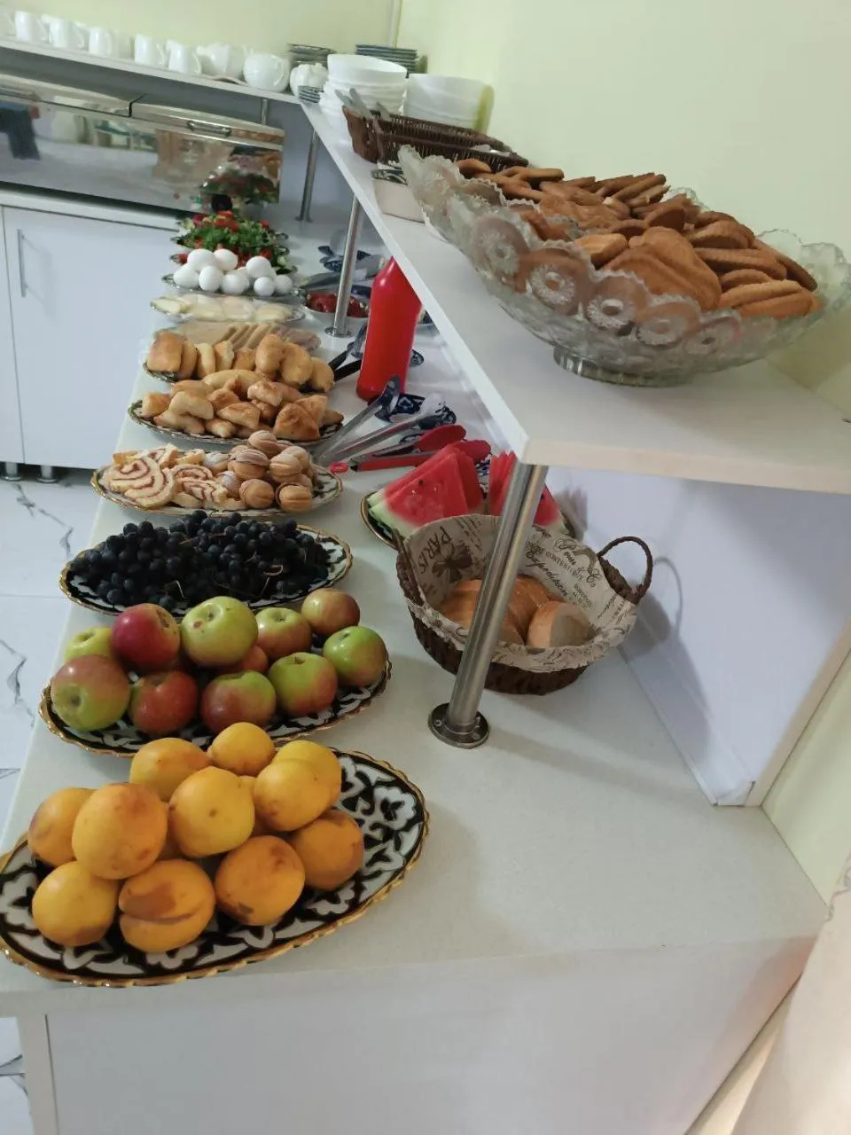 Kitchen or kitchenette in Samarkand City Center Hotel