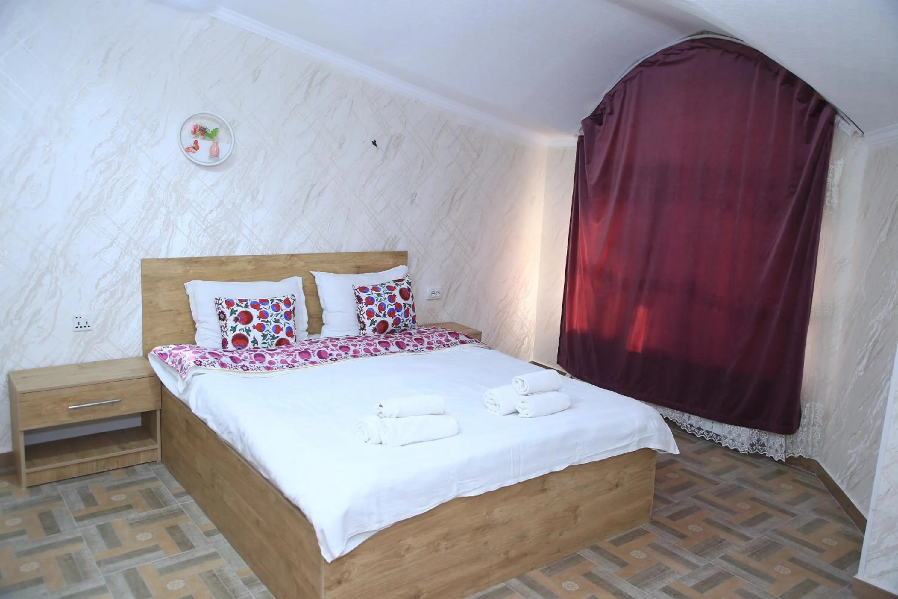 Bed in Samarkand City Center Hotel