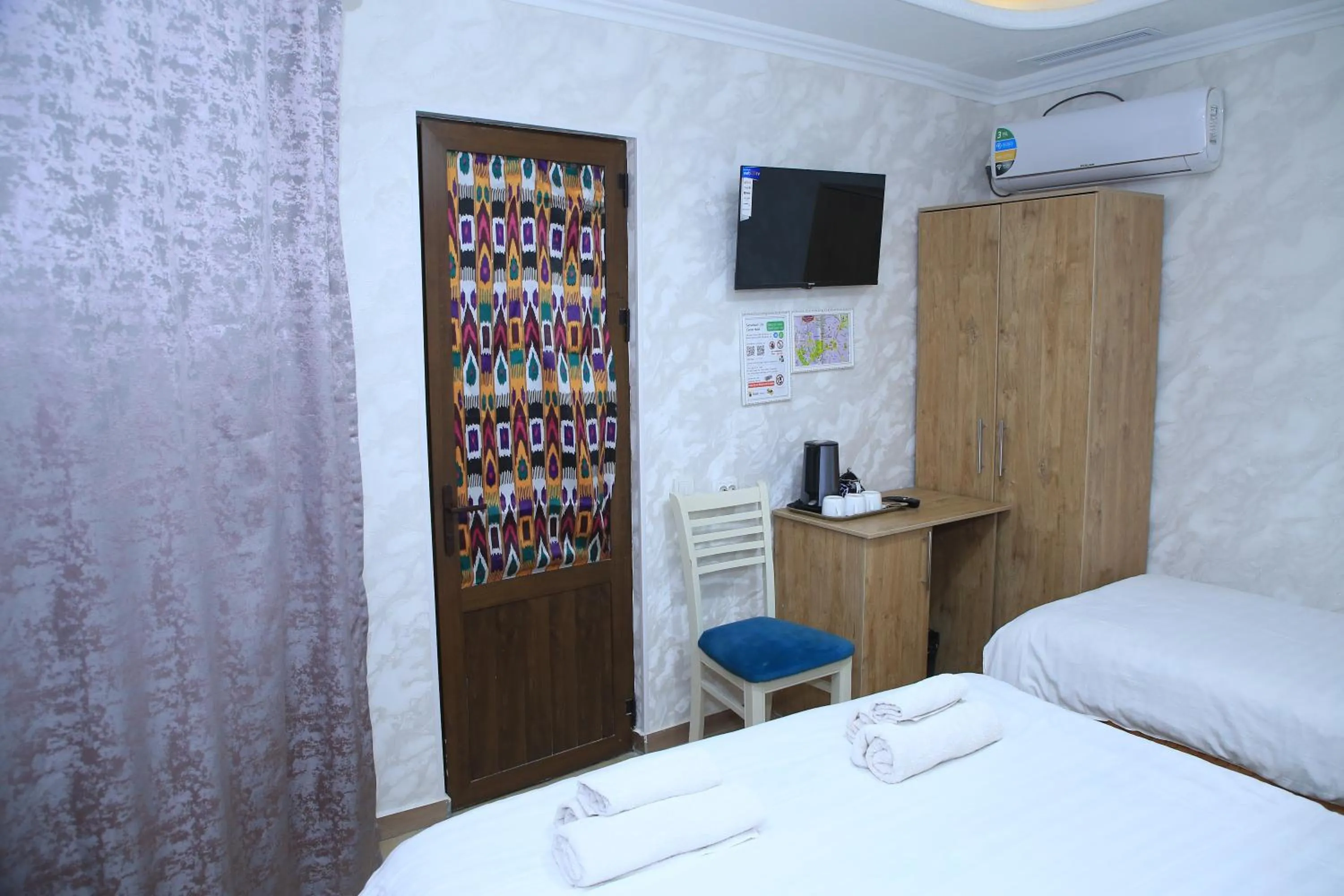 Bed in Samarkand City Center Hotel
