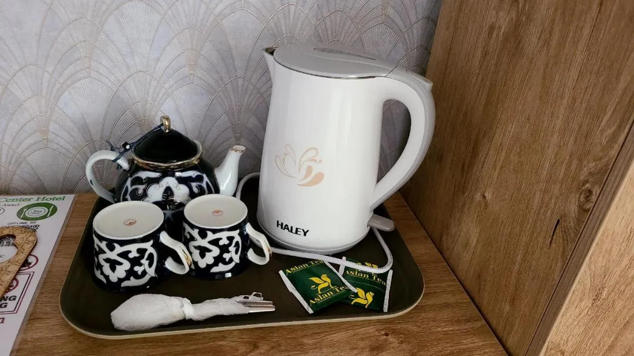 Coffee/tea facilities in Samarkand City Center Hotel