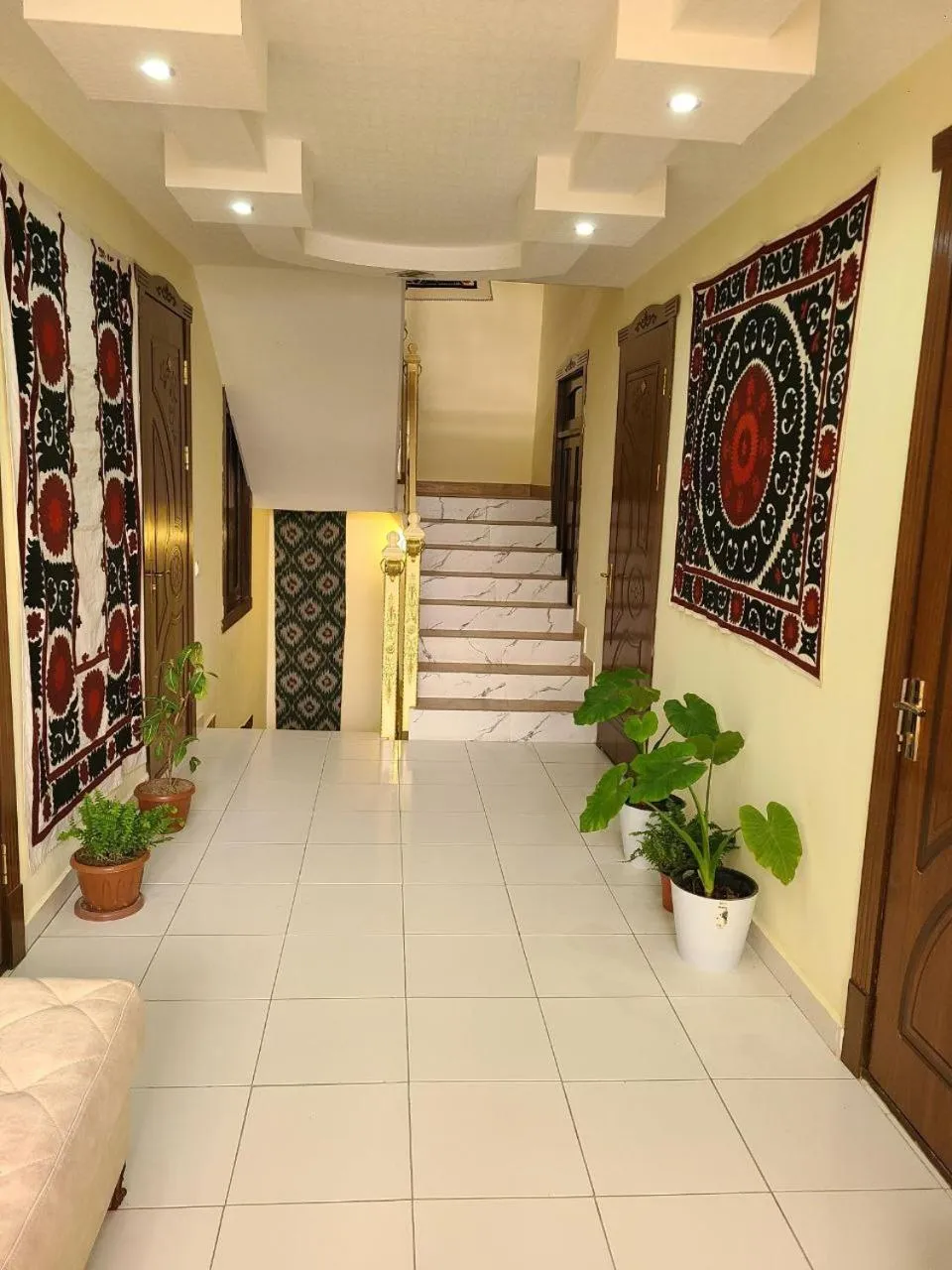 Inner courtyard view in Samarkand City Center Hotel