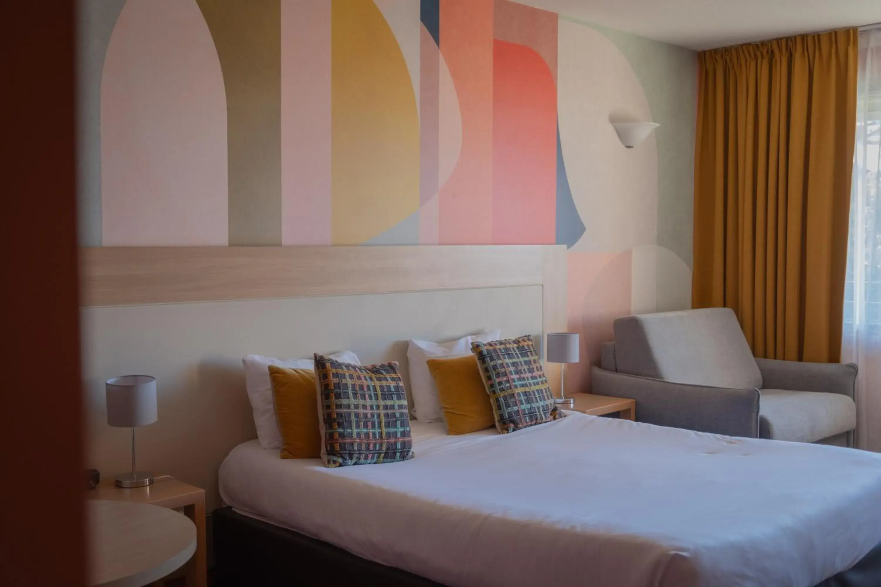 Bed in Hotel *** & Spa Vacances Bleues Villa Marlioz Bed in Hotel *** & Spa Vacances Bleues Villa Marlioz