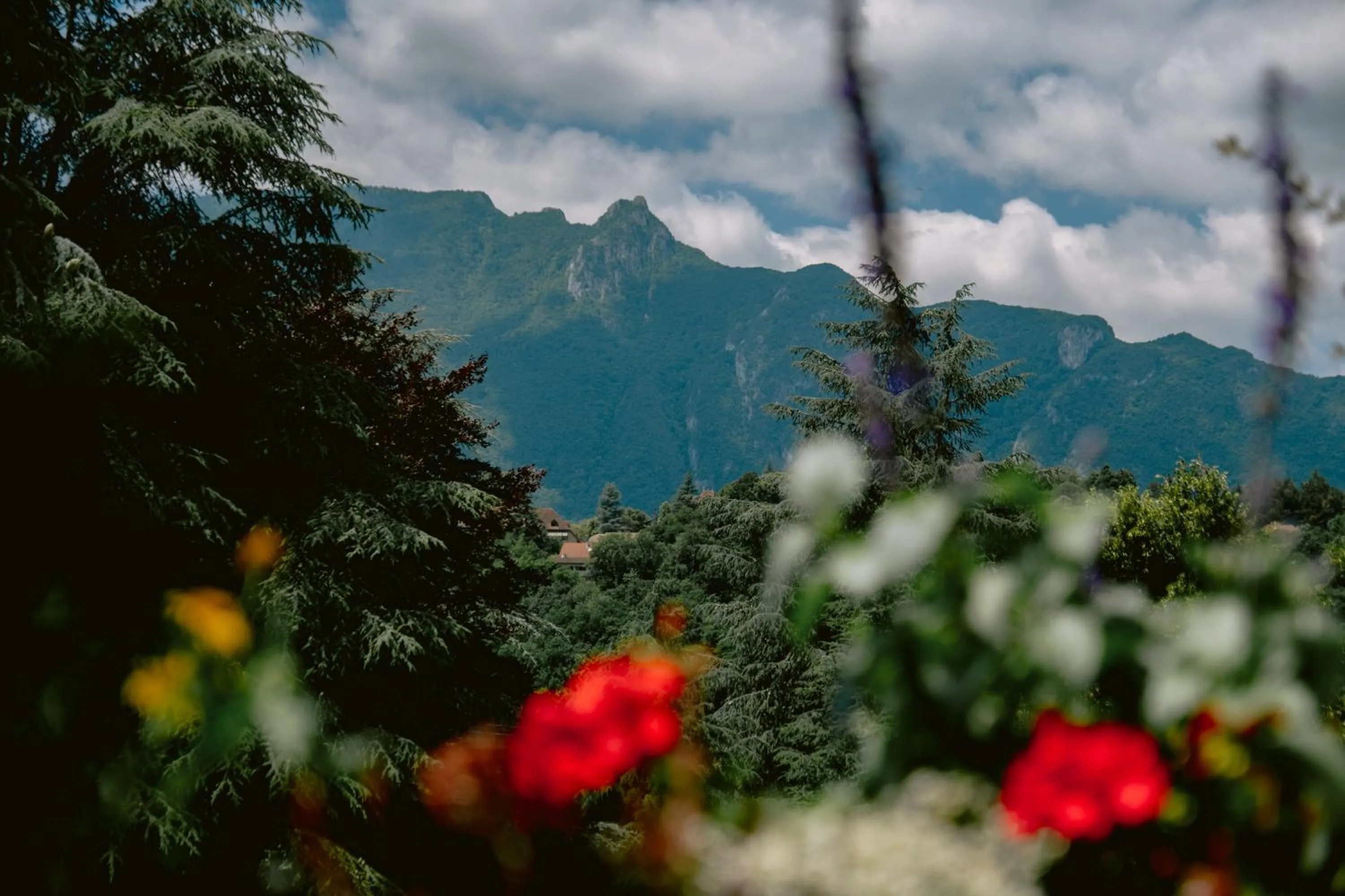 Mountain view in Hotel *** & Spa Vacances Bleues Villa Marlioz