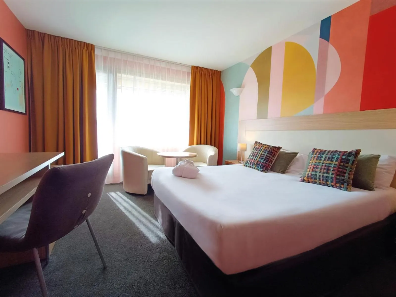 Bed in Hotel *** & Spa Vacances Bleues Villa Marlioz