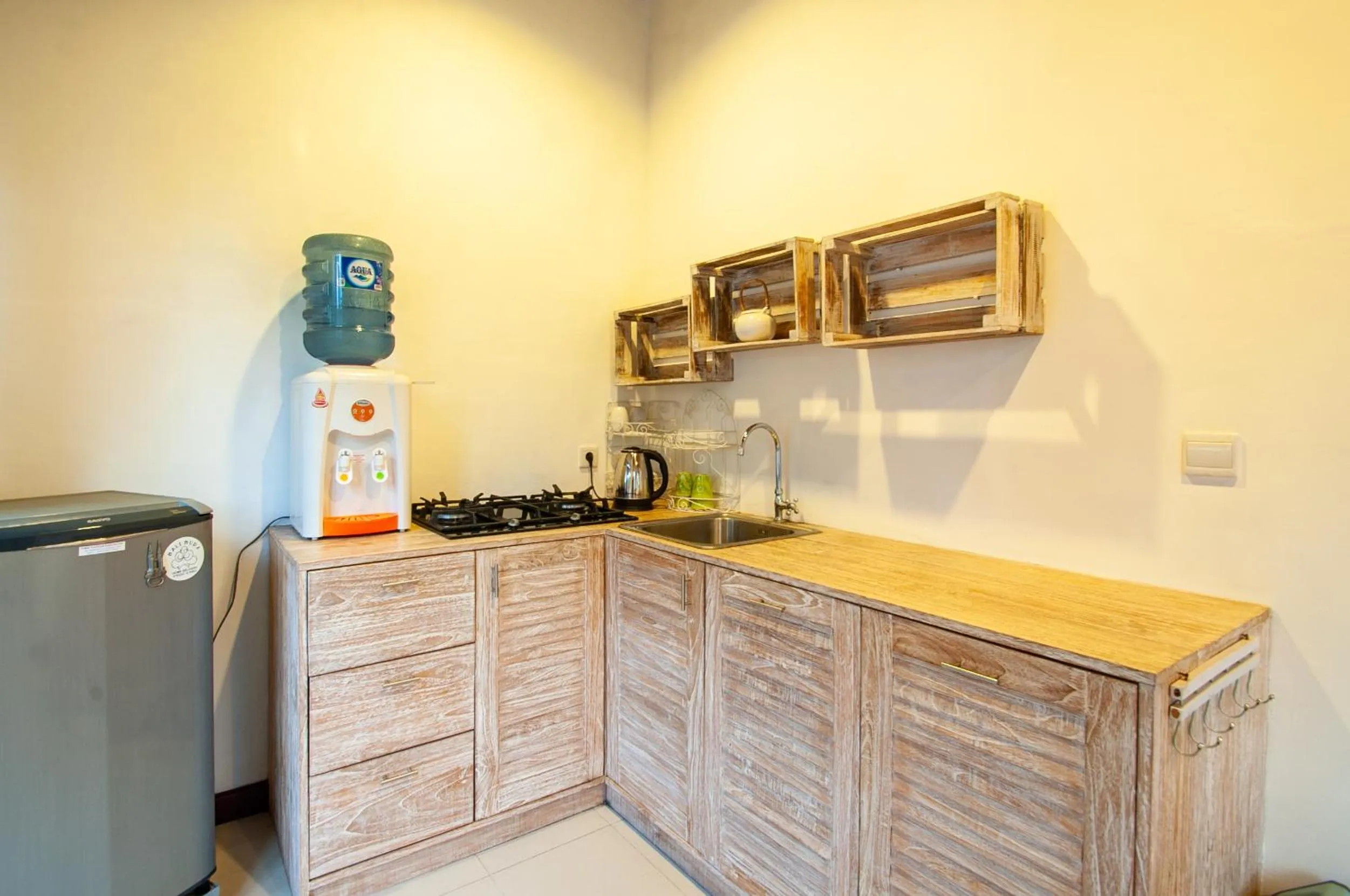 Kitchen or kitchenette in Flamboyant Villa Ubud