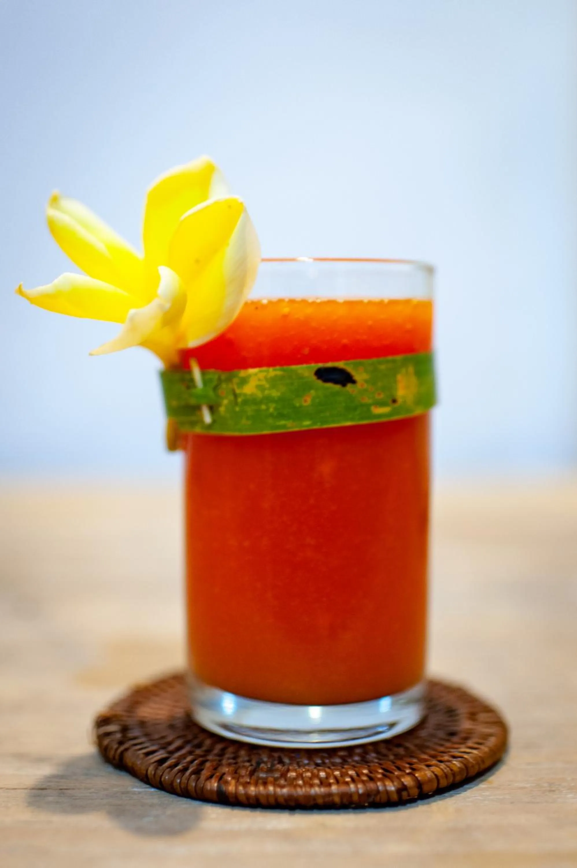 Drinks in Flamboyant Villa Ubud