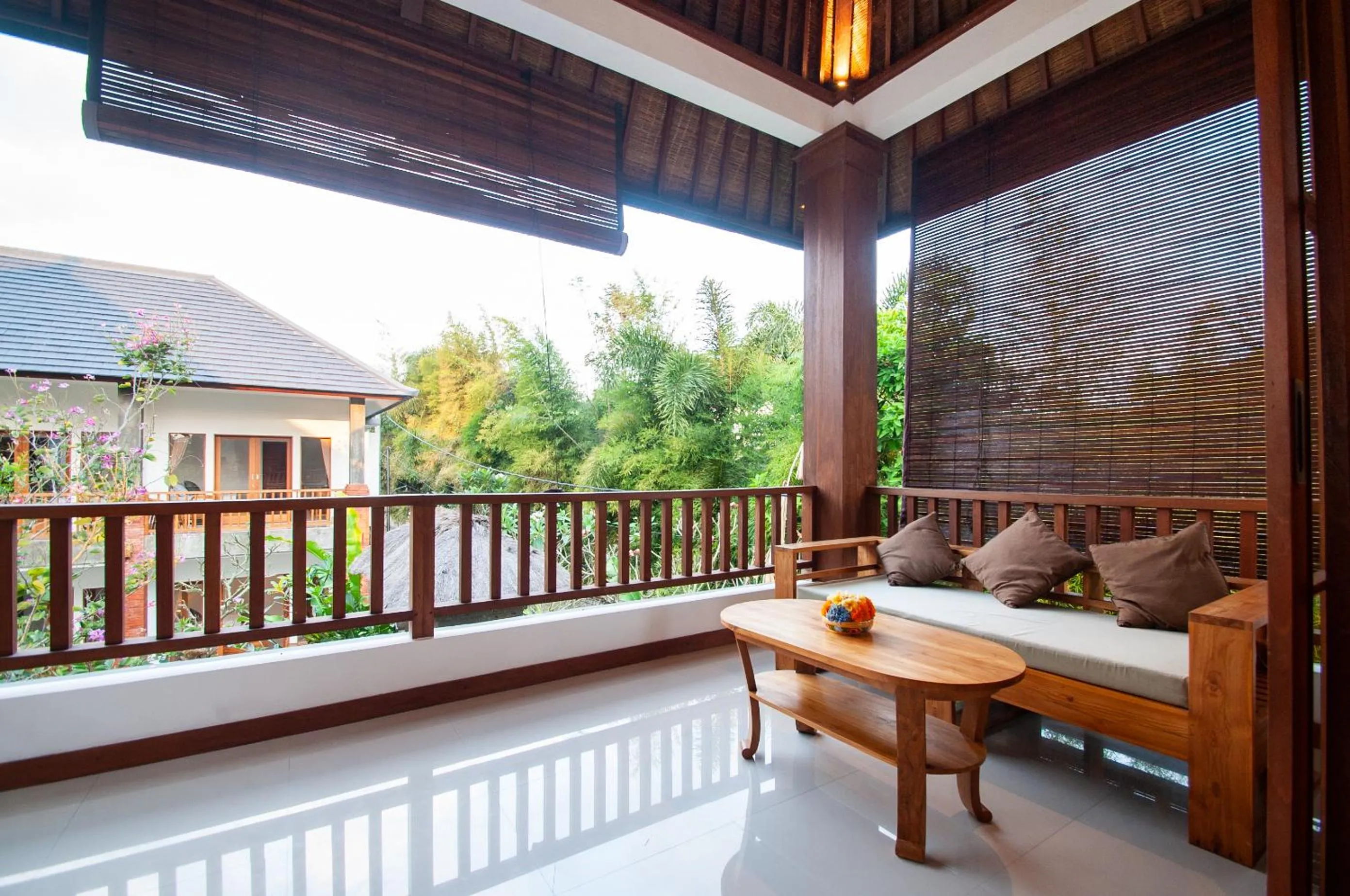 Balcony/Terrace in Flamboyant Villa Ubud