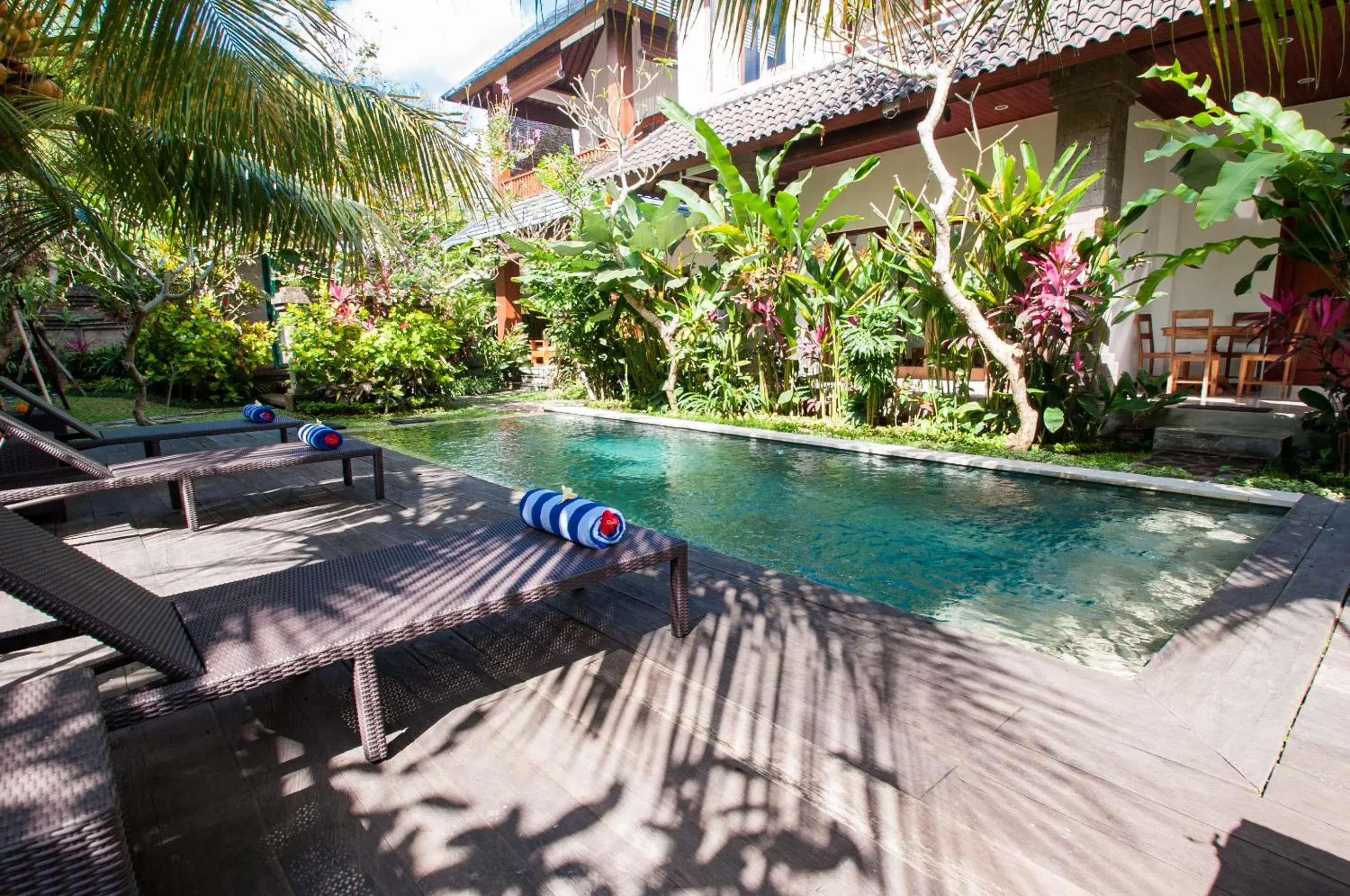 Swimming pool in Flamboyant Villa Ubud Swimming pool in Flamboyant Villa Ubud