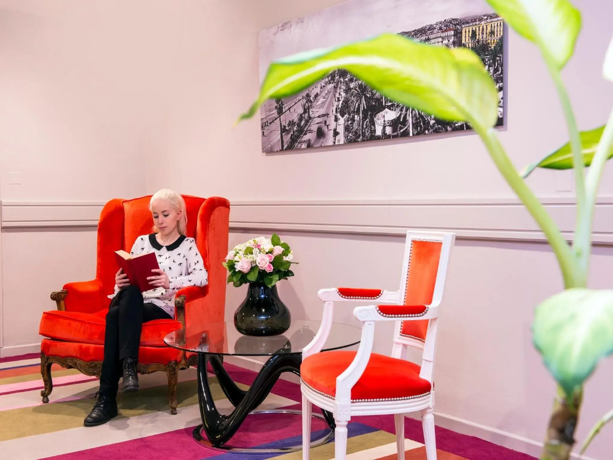 Lobby or reception in Hôtel Le Royal Promenade des Anglais Lobby or reception in Hôtel Le Royal Promenade des Anglais