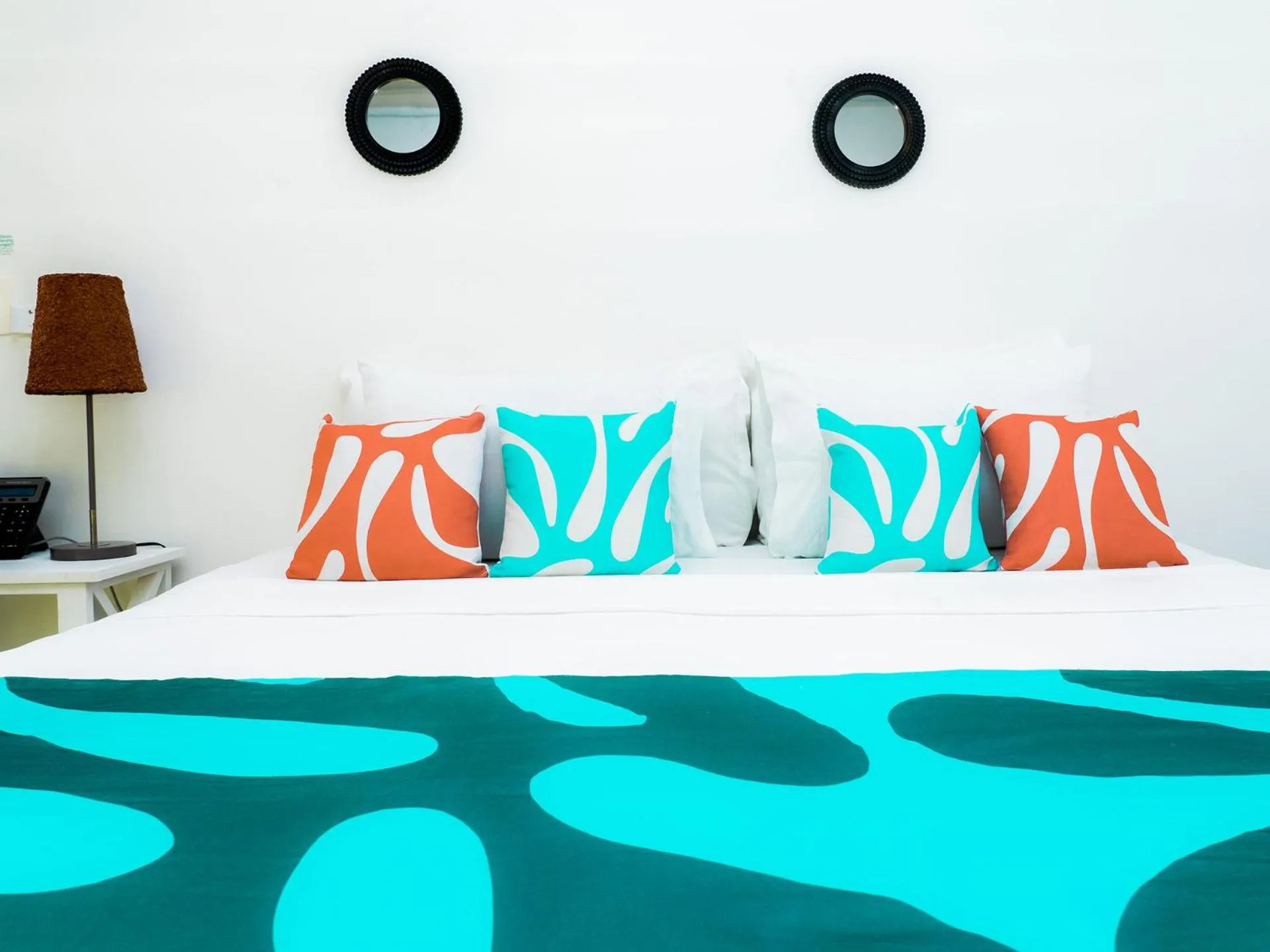 Bed in Hotel Caribbean Coral