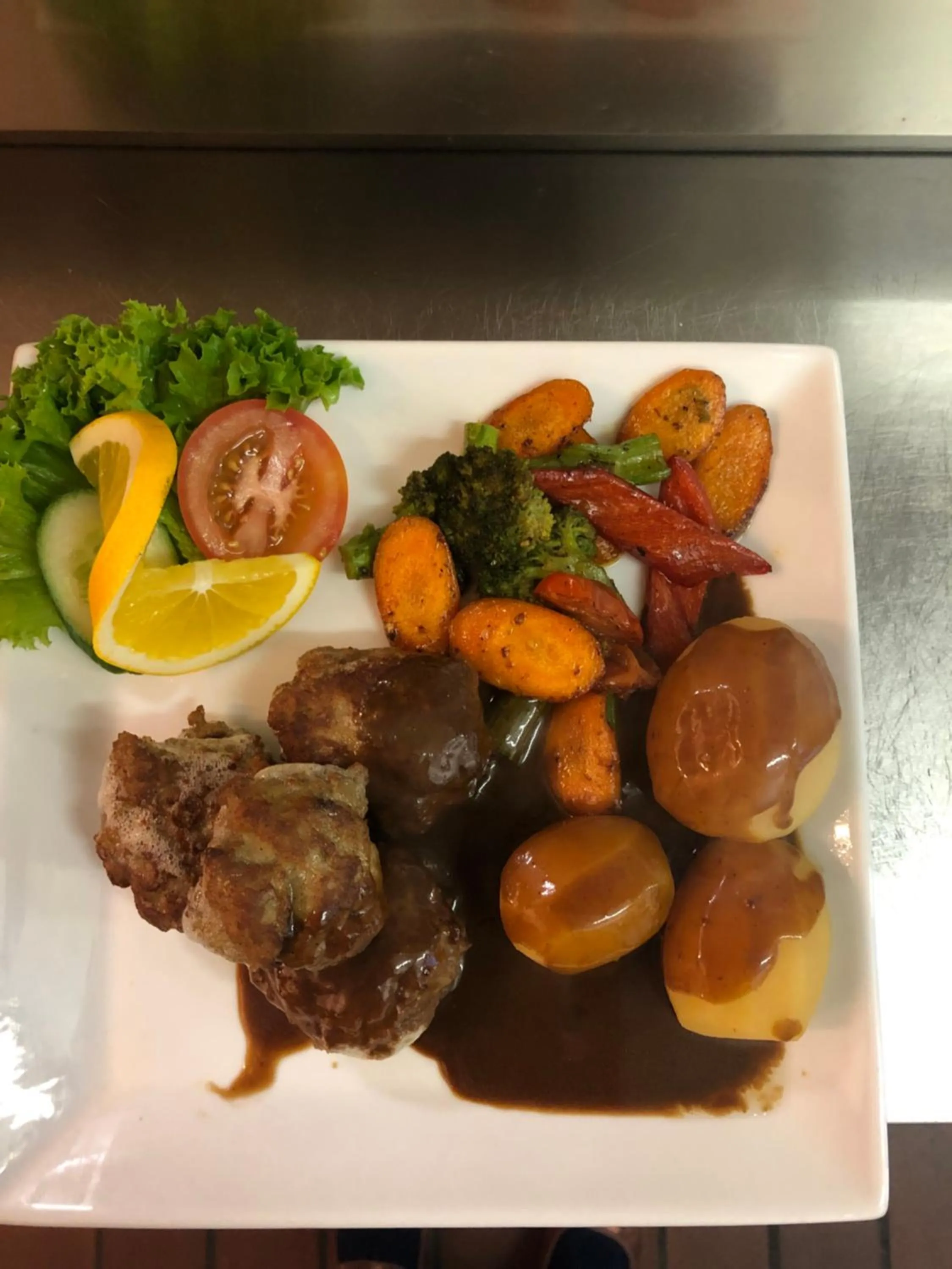 Food close-up in HotelPandekagehuset B&B