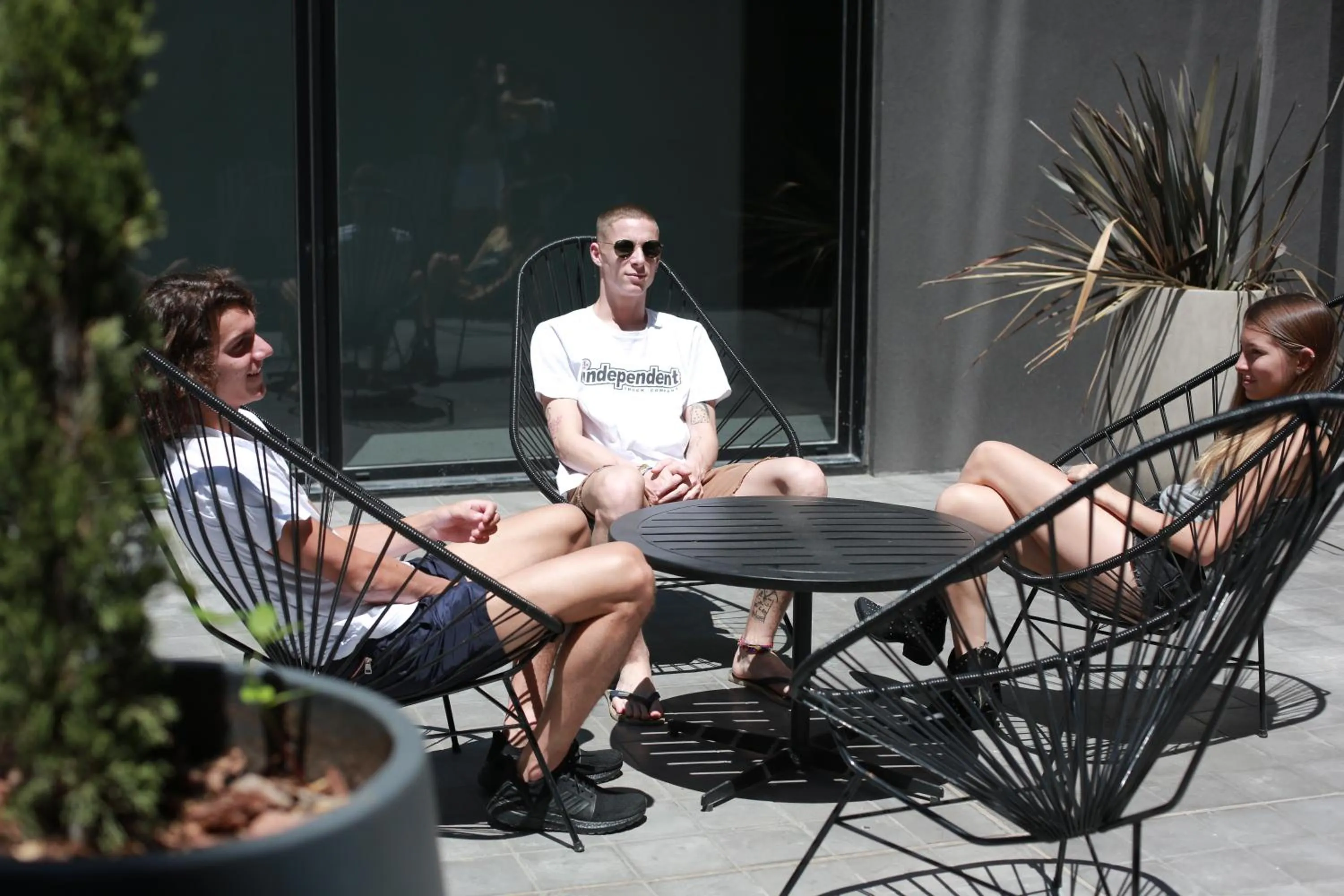 Patio in Krista Boutique Hotel