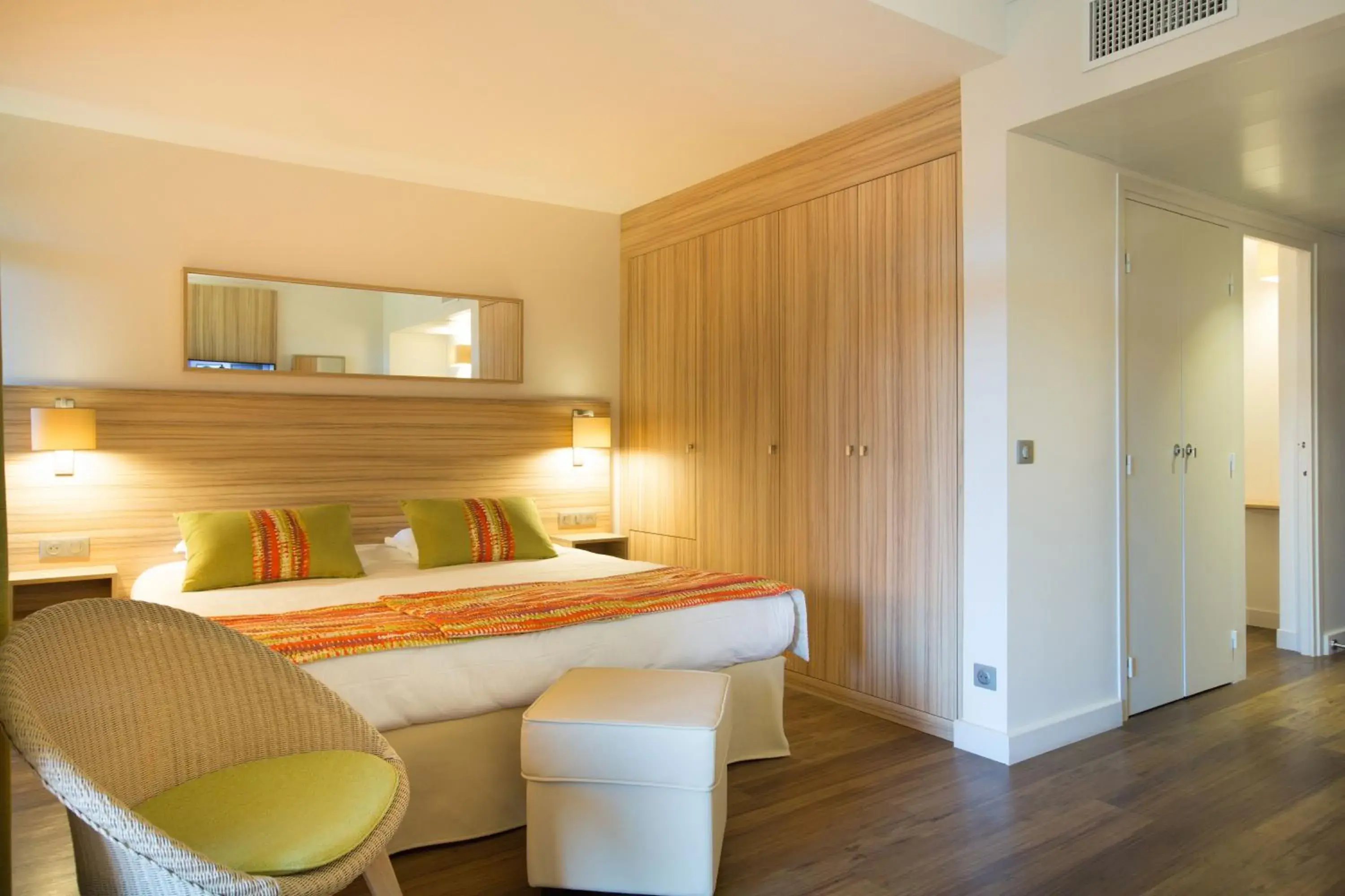 Bedroom, Bed in Hôtel Vacances Bleues Delcloy Bedroom, Bed in Hôtel Vacances Bleues Delcloy