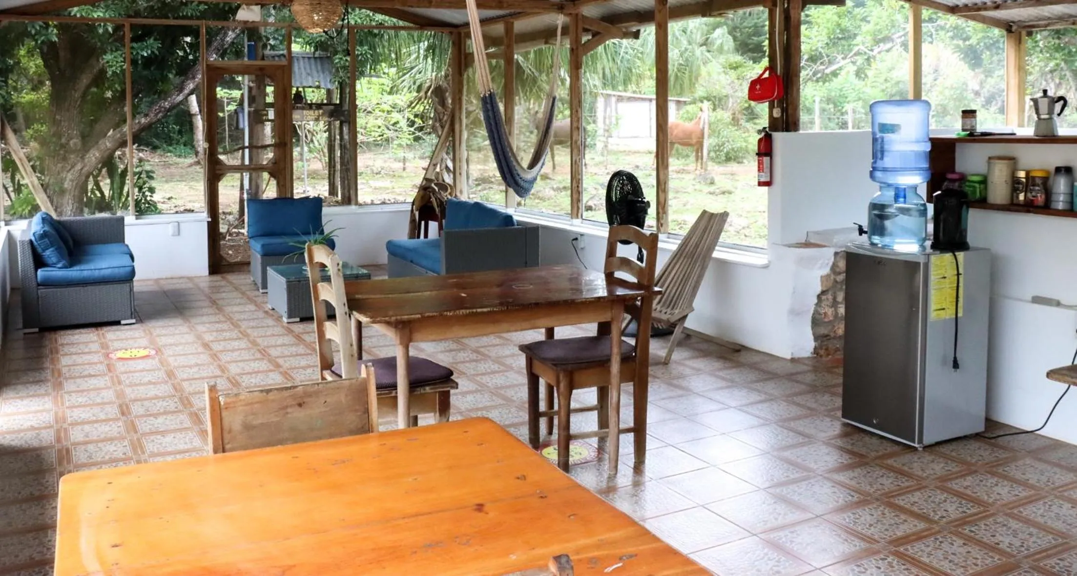 Communal lounge/ TV room in Horse Cottage