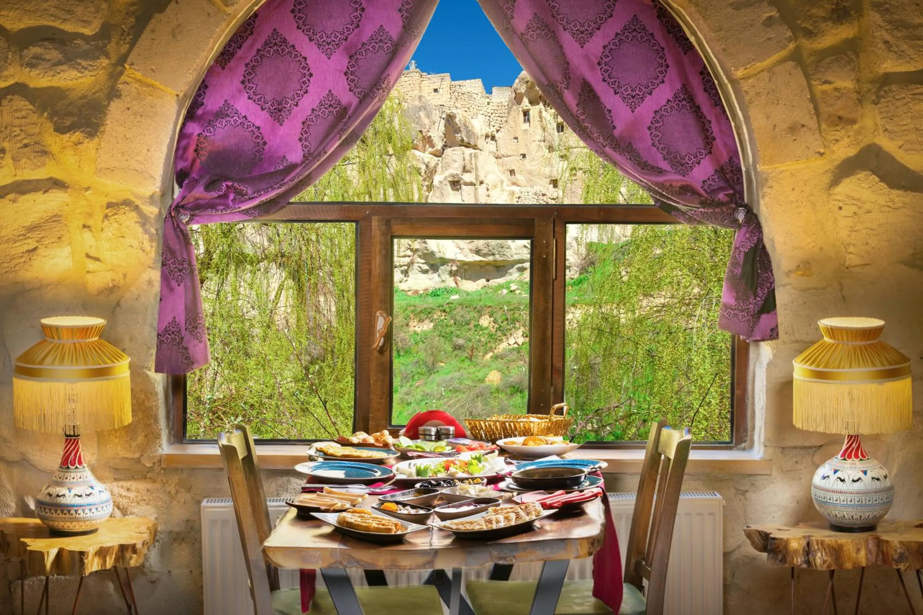 Restaurant/places to eat in Cappadocia Splendid Cave Hotel