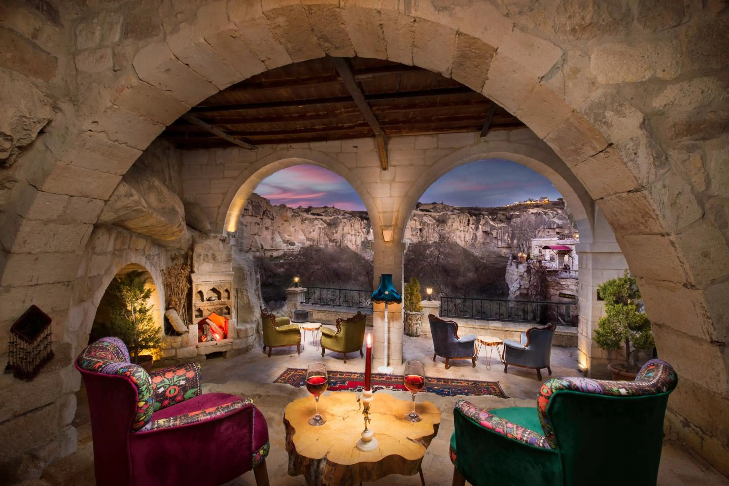 Patio in Cappadocia Splendid Cave Hotel