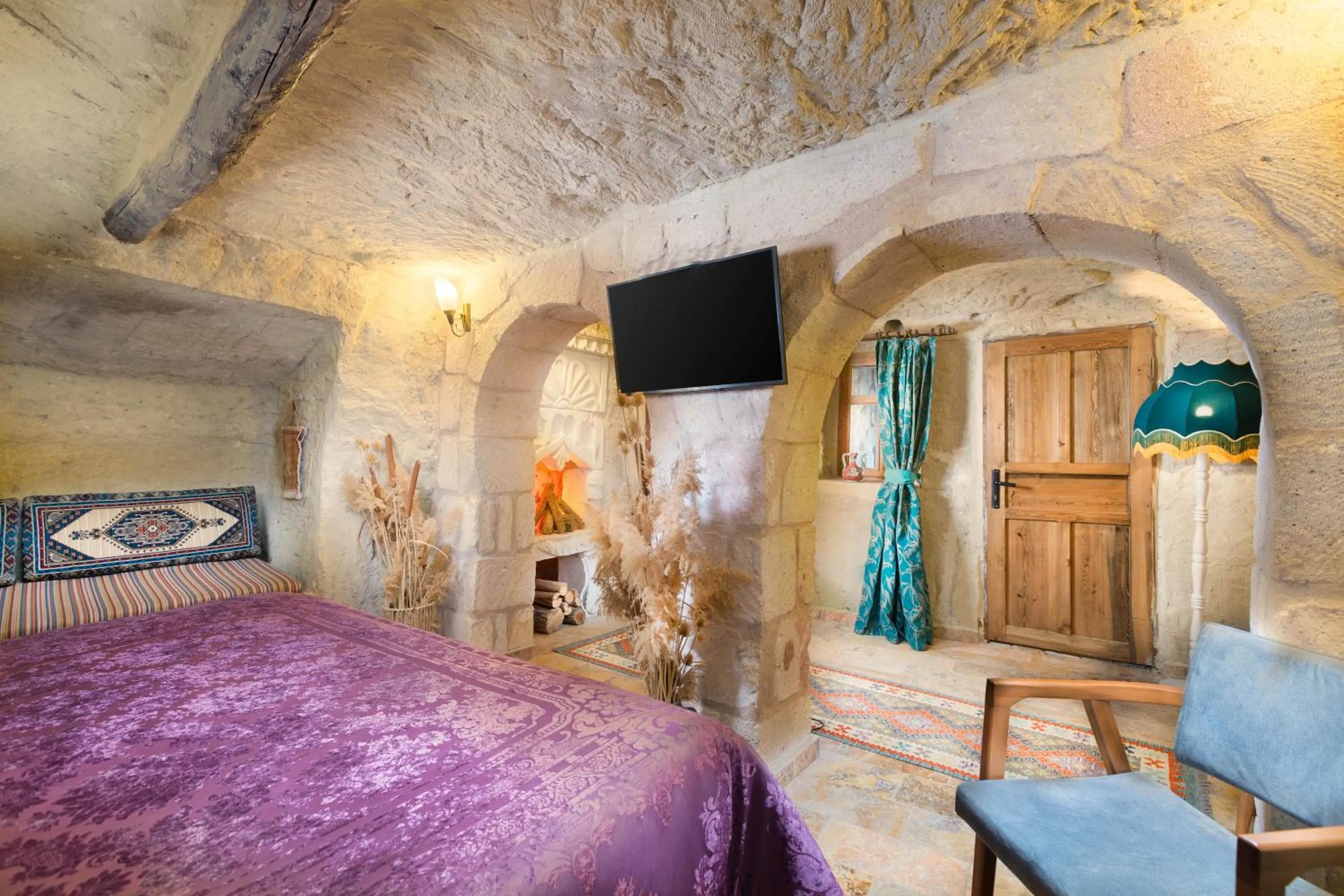 Bed in Cappadocia Splendid Cave Hotel