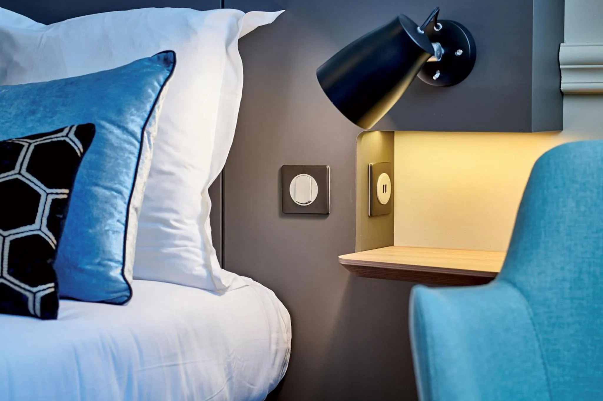 Bedroom in Hotel Vacances Bleues Provinces Opera