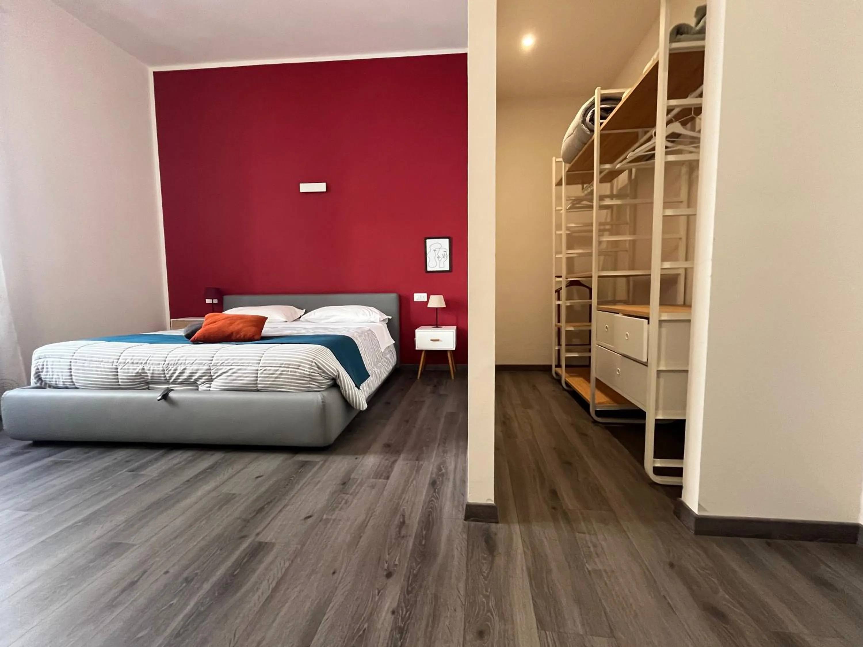 Bedroom, Bed in Home in Orvieto - corso Cavour 138