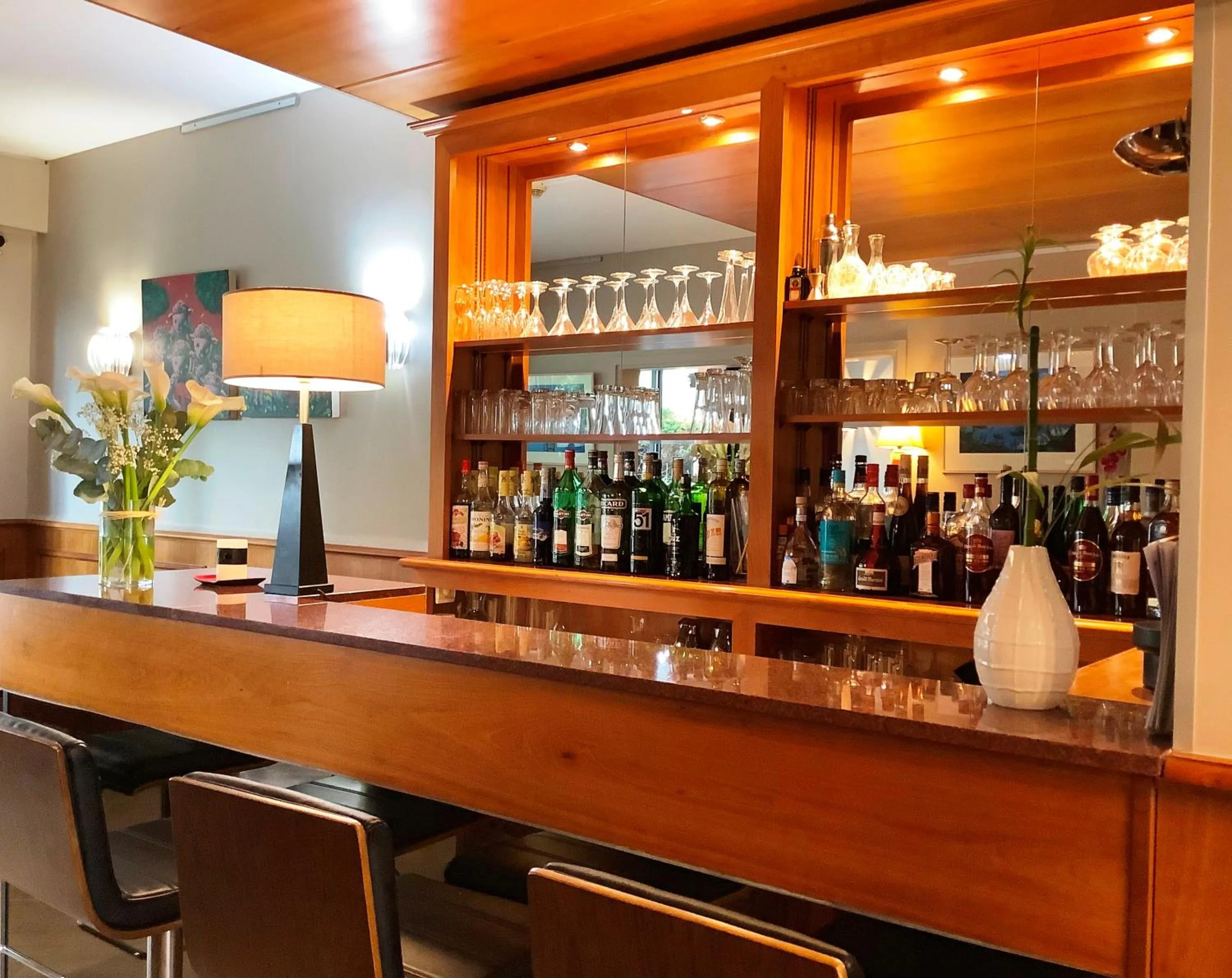 Lounge or bar in Logis Hotel Diana