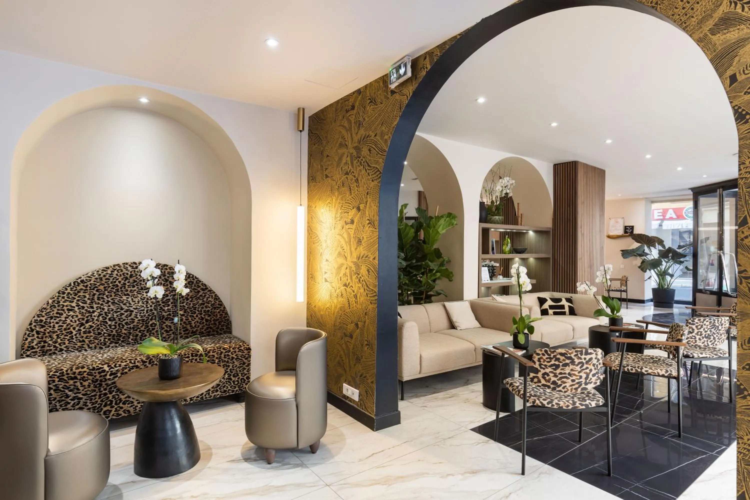 Living room in Hotel Khla Nice