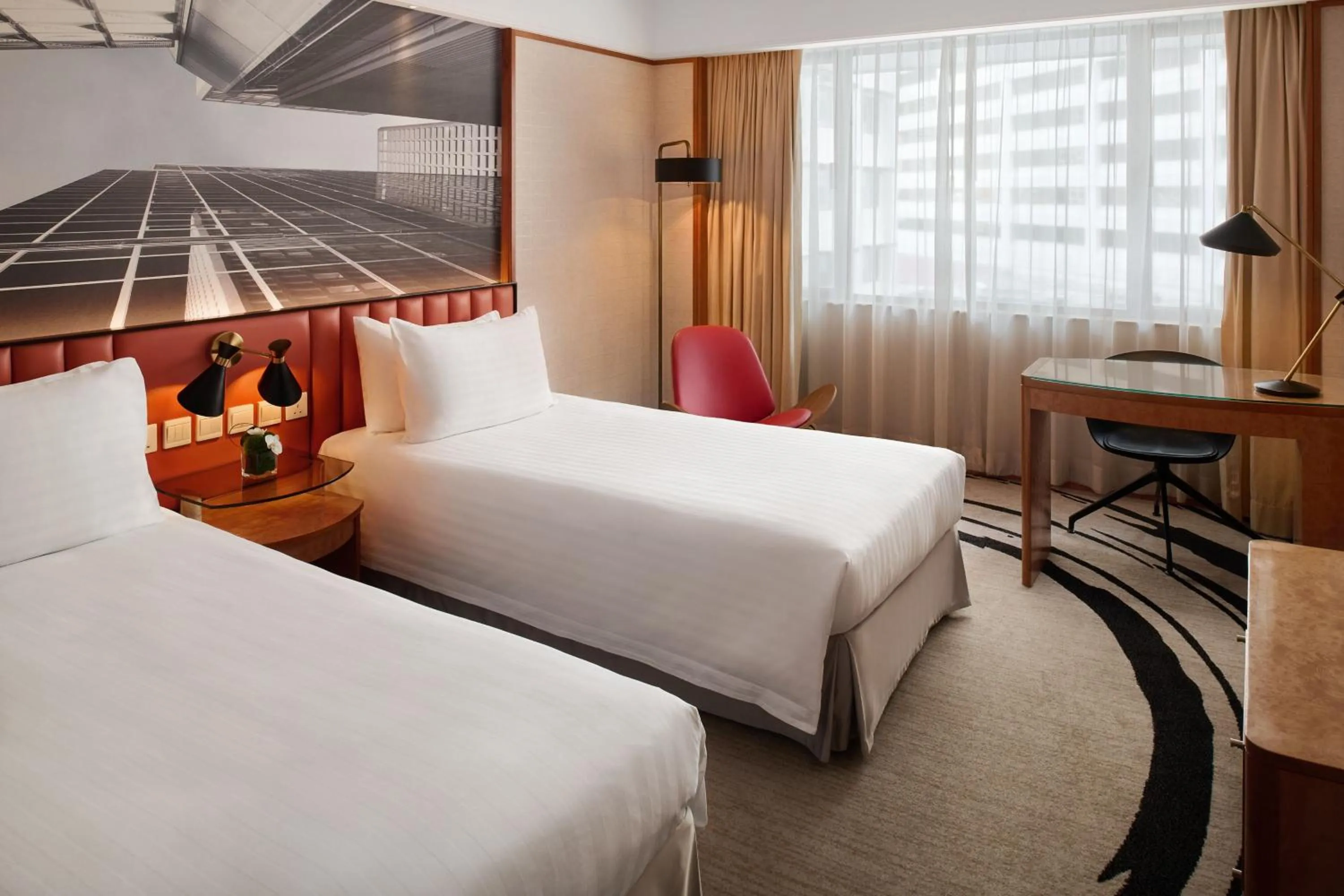 Photo of the whole room, Bed in The Park Lane Hong Kong, Autograph Collection