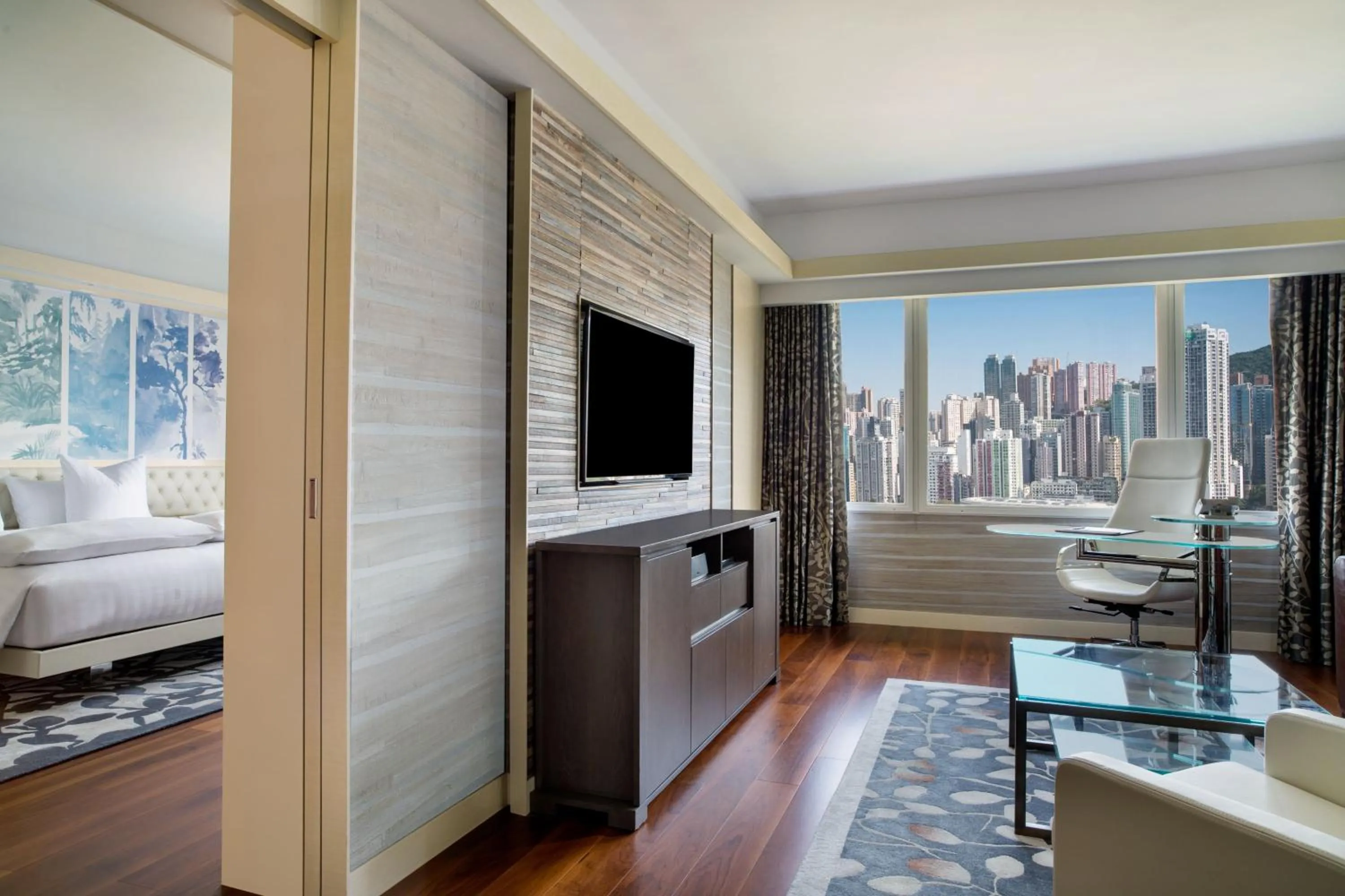 Bedroom, Bed in The Park Lane Hong Kong, Autograph Collection