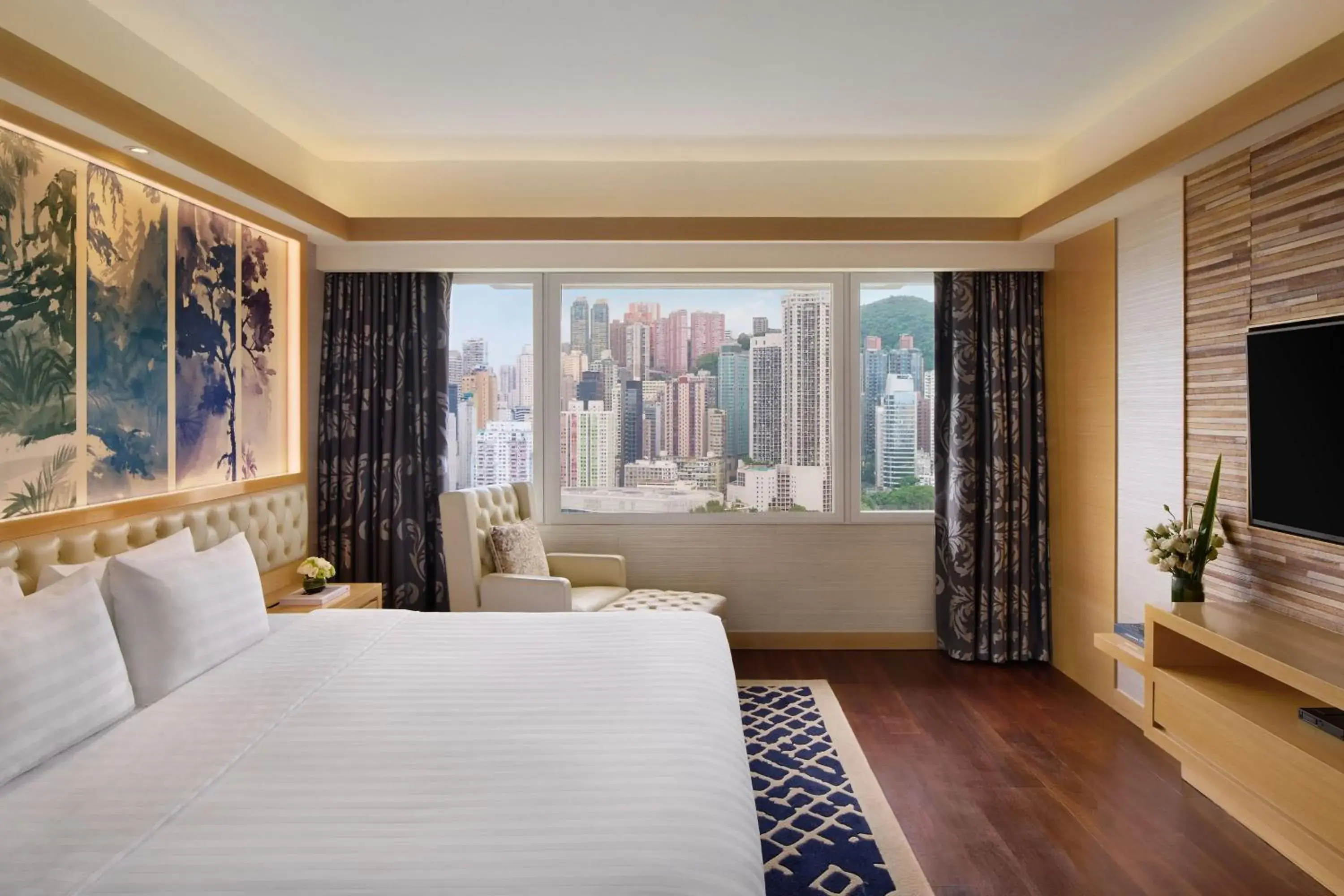 Photo of the whole room, Bed in The Park Lane Hong Kong, Autograph Collection Photo of the whole room, Bed in The Park Lane Hong Kong, Autograph Collection