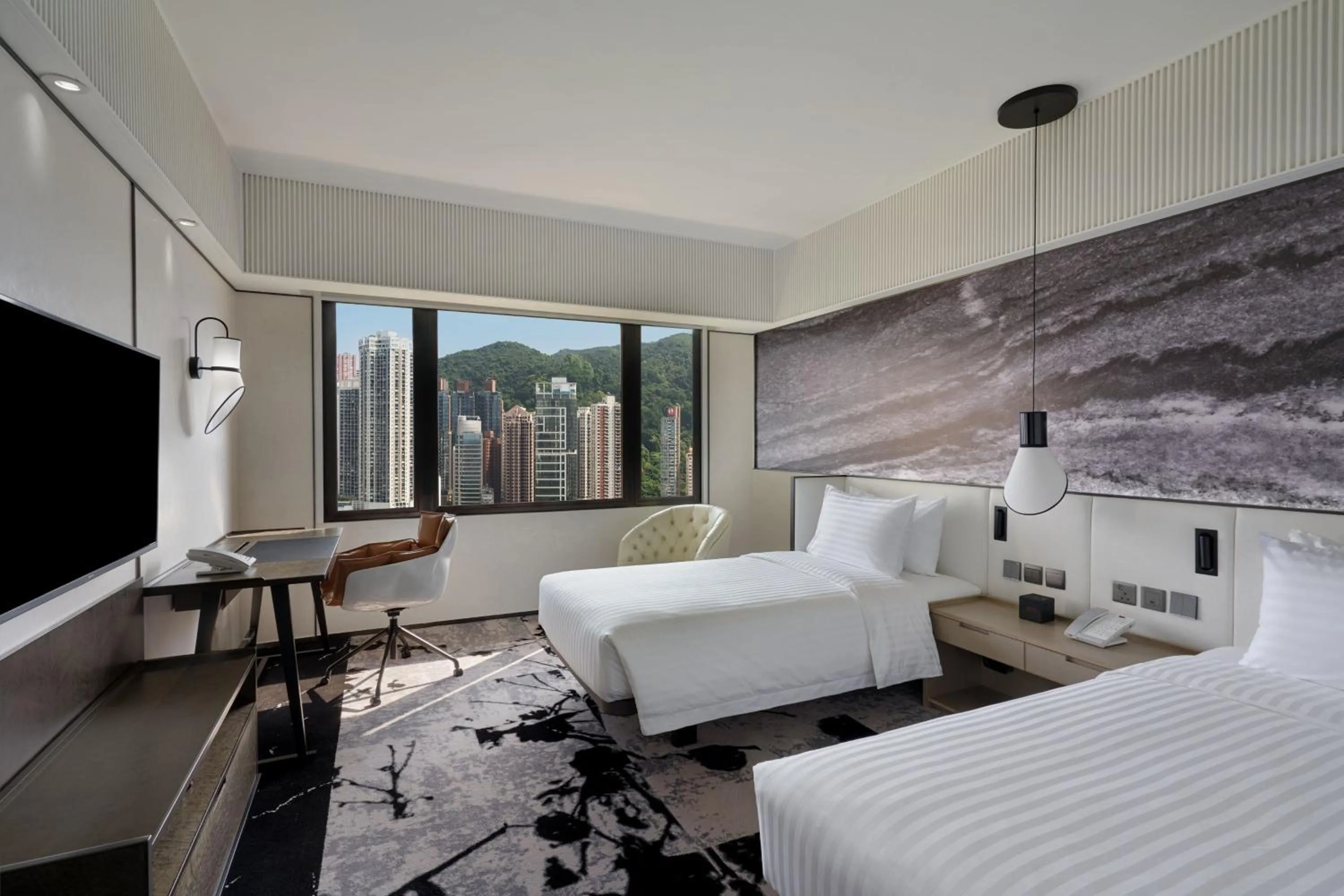 Photo of the whole room, Bed in The Park Lane Hong Kong, Autograph Collection