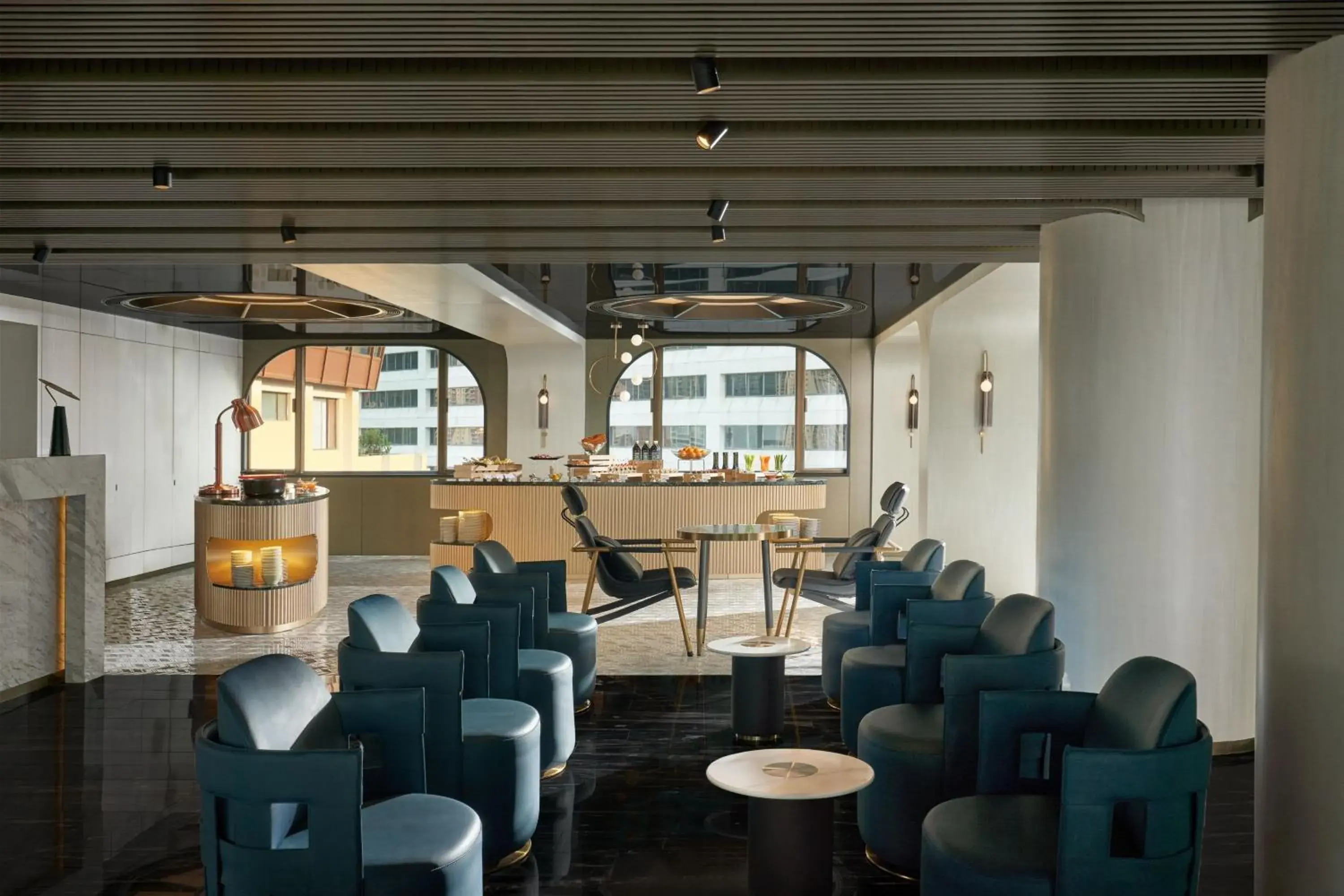 Lounge or bar in The Park Lane Hong Kong, Autograph Collection Lounge or bar in The Park Lane Hong Kong, Autograph Collection