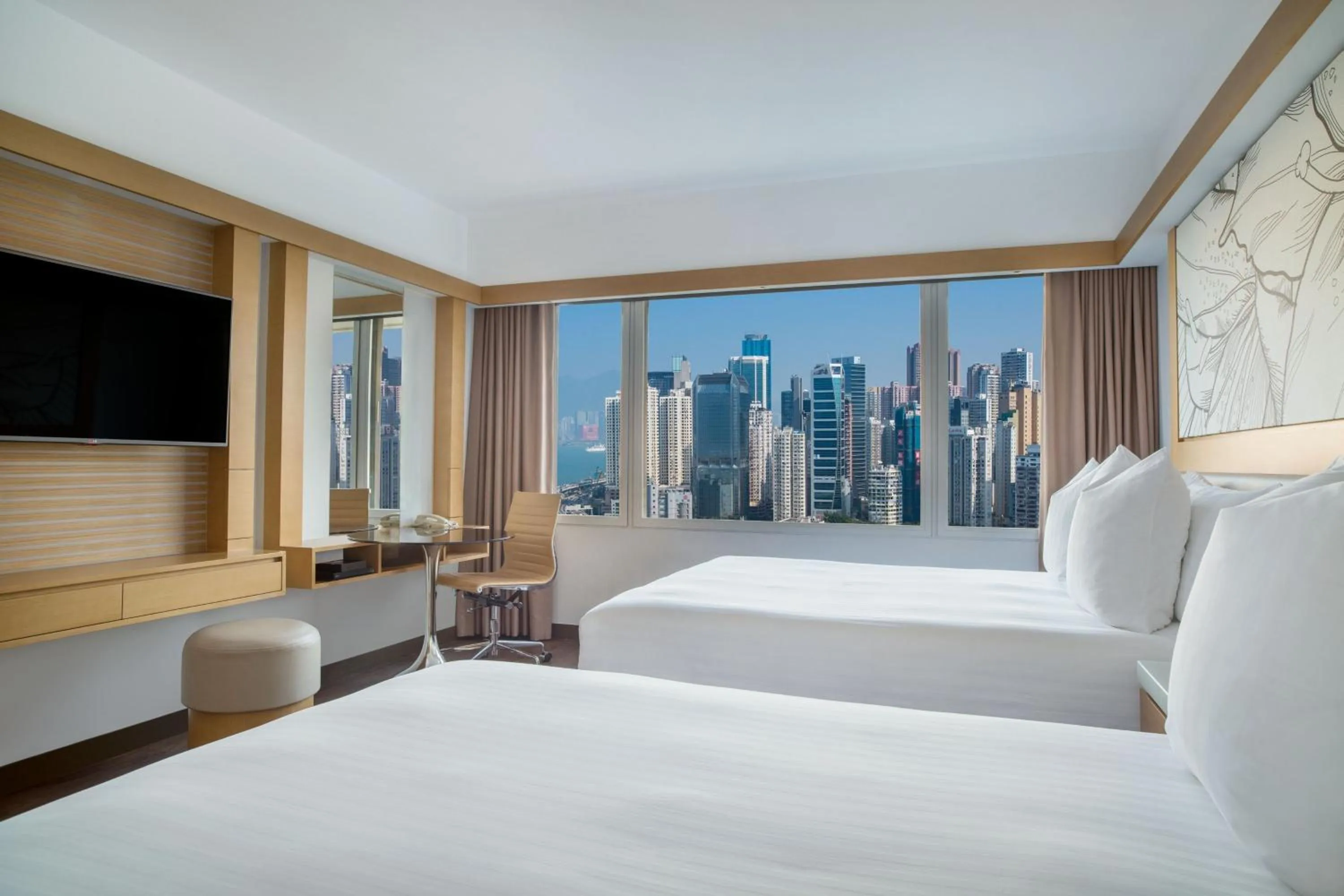 Photo of the whole room, Bed in The Park Lane Hong Kong, Autograph Collection