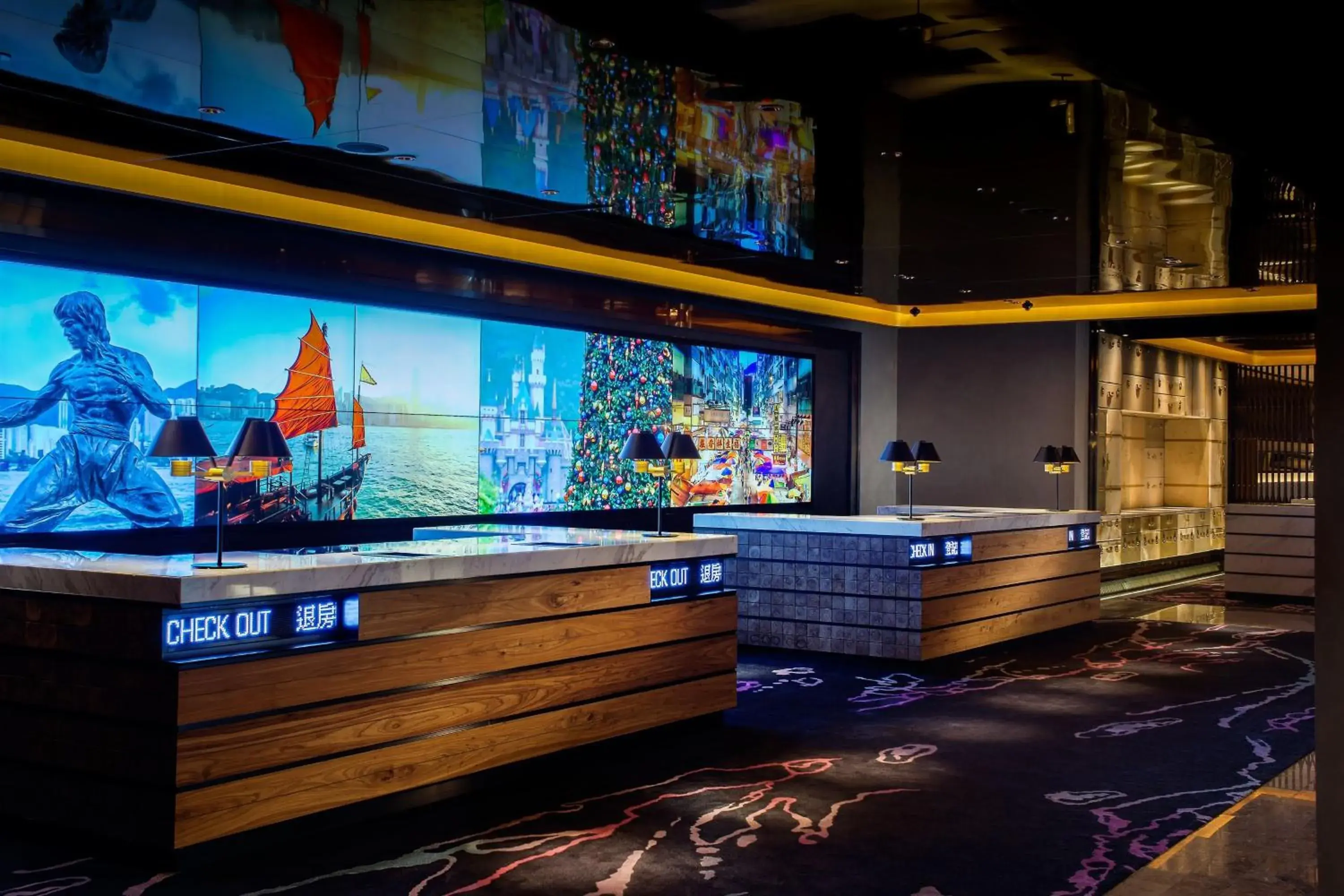 Lobby or reception in The Park Lane Hong Kong, Autograph Collection Lobby or reception in The Park Lane Hong Kong, Autograph Collection