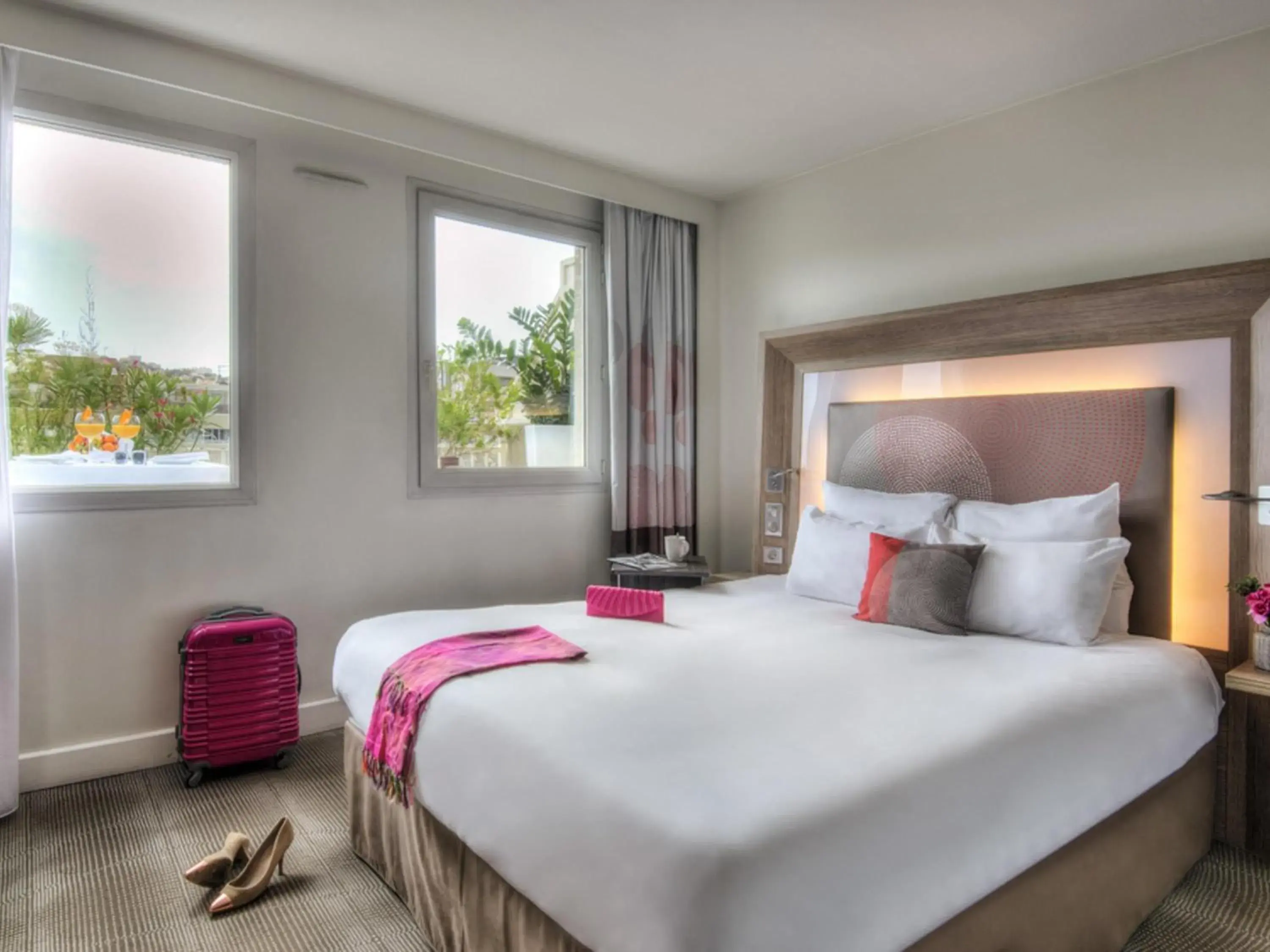 Bedroom, Bed in Novotel Marseille Centre Prado Vélodrome Bedroom, Bed in Novotel Marseille Centre Prado Vélodrome