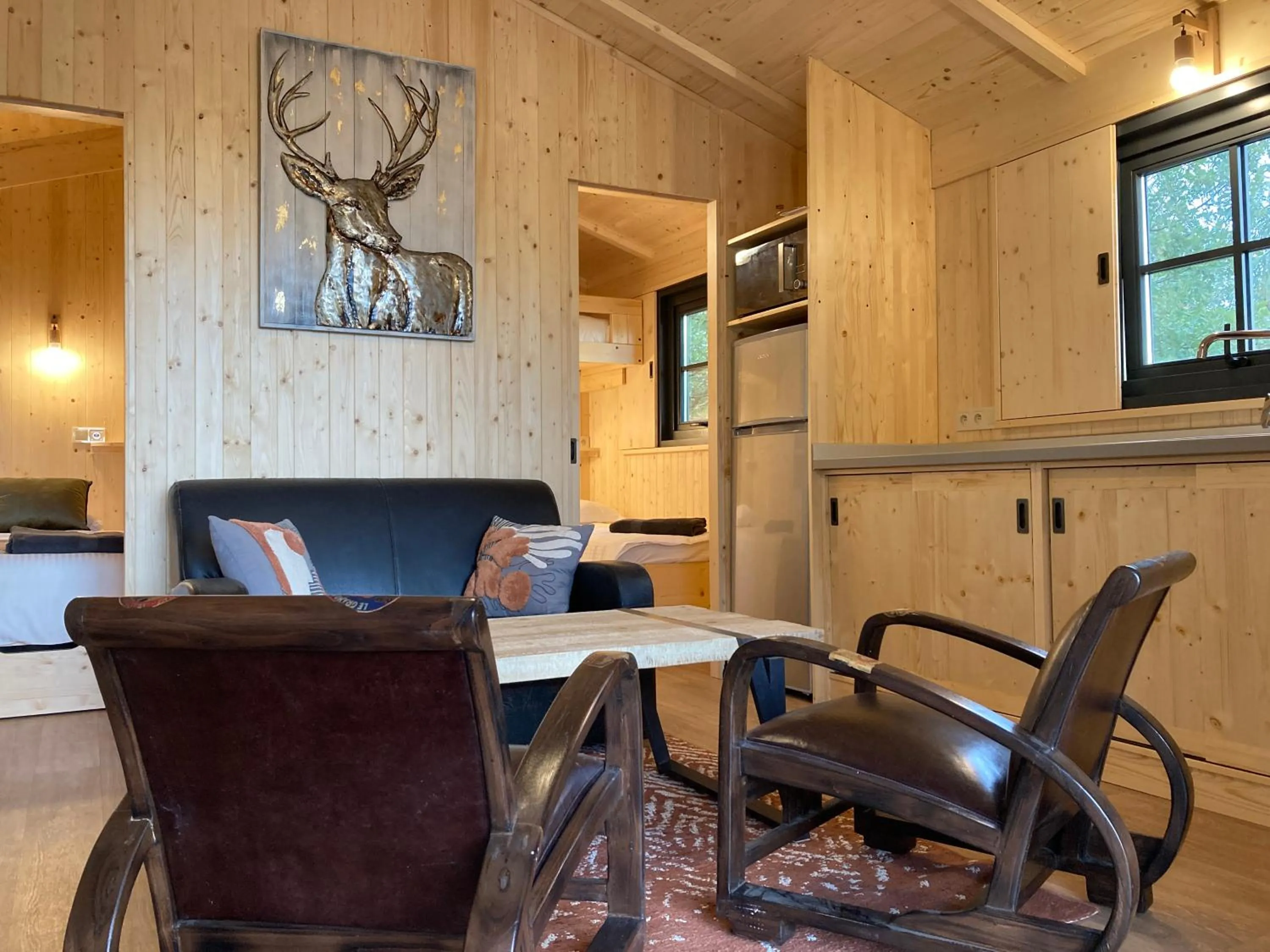 Living room in Cabanes Trésors de Campagne,spas privatifs