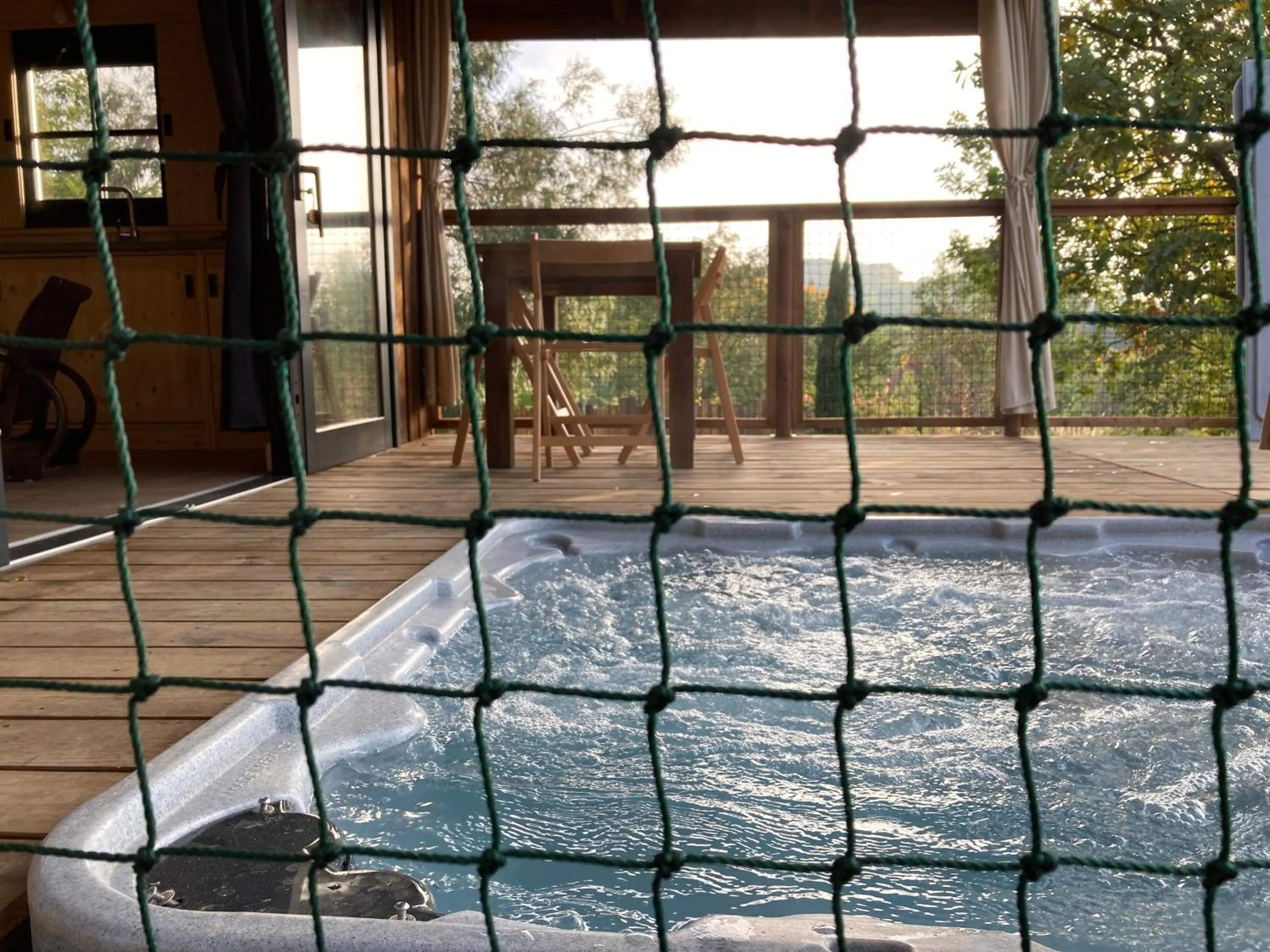 Spa and wellness centre/facilities in Cabanes Trésors de Campagne,spas privatifs