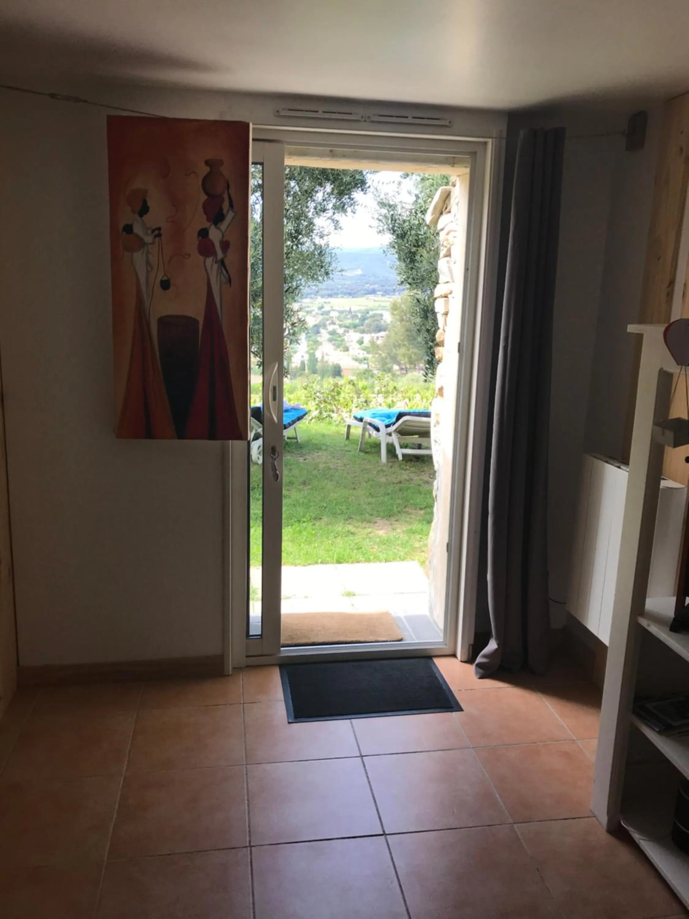 Garden view in GuestHouse Du Moulin (logement neuf)